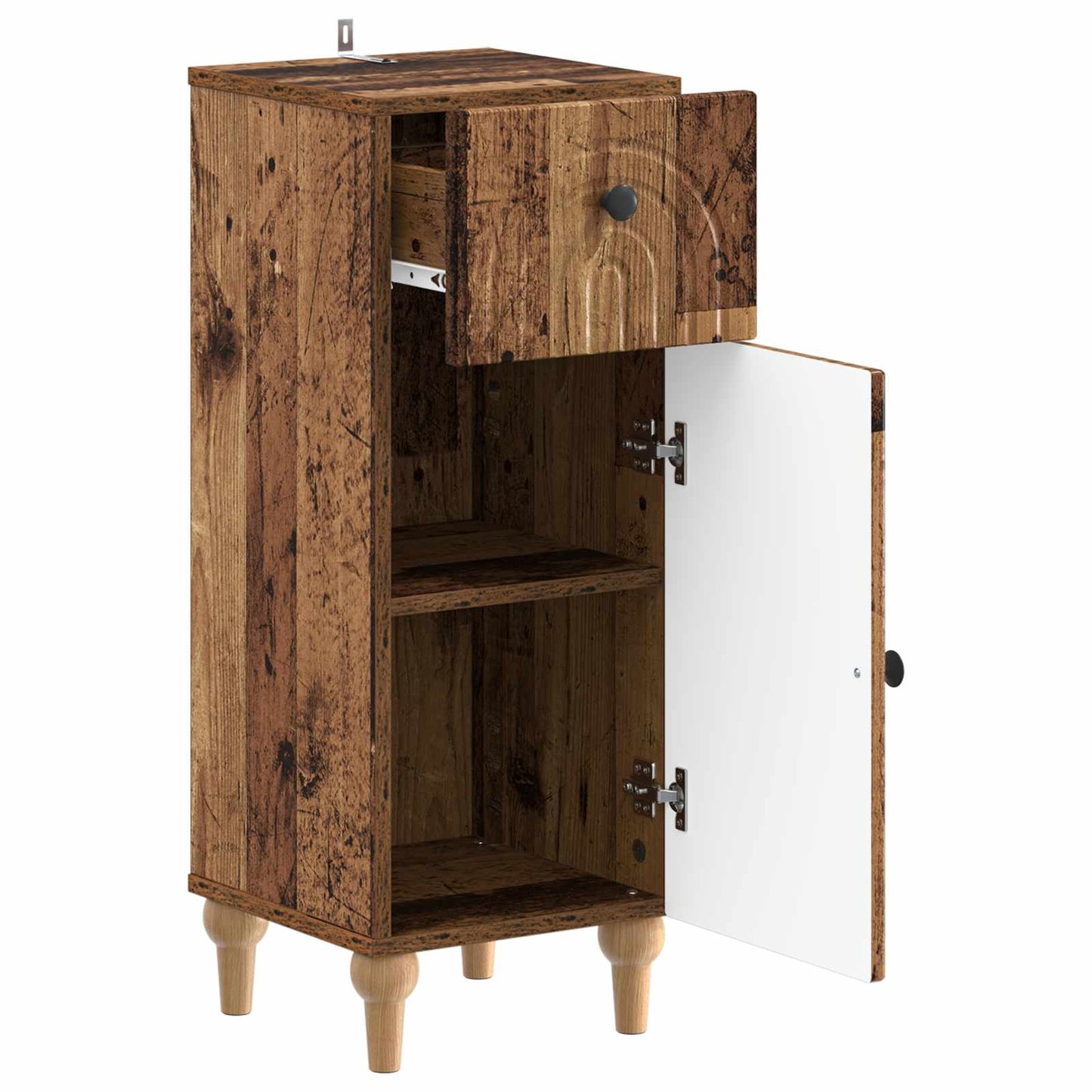 Bathroom Storage Cainet ALKMAAR Old Wood 30 x 31 x 80 cm