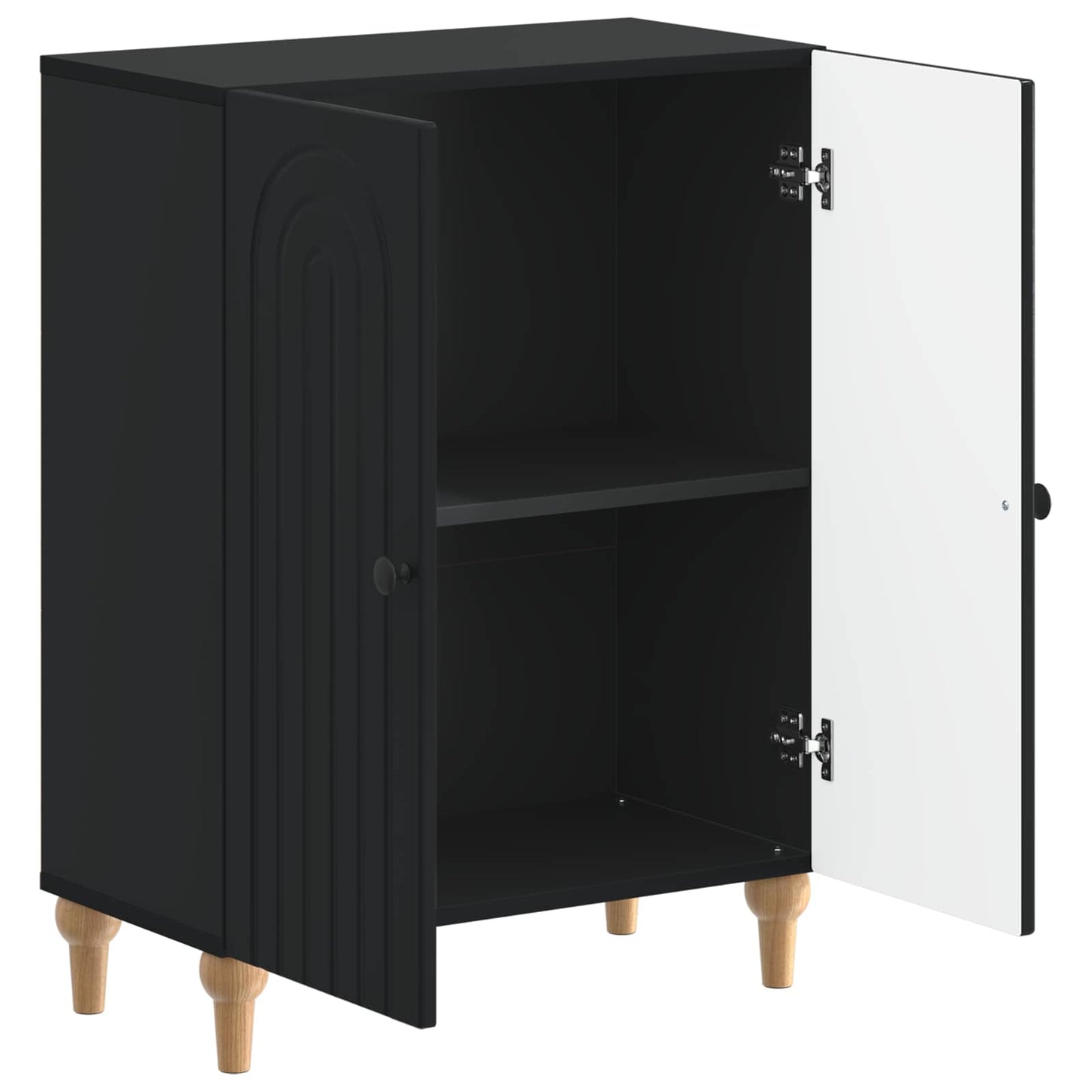 Bathroom Storage Cainet ALKMAAR Black 59.5 x 31 x 80 cm