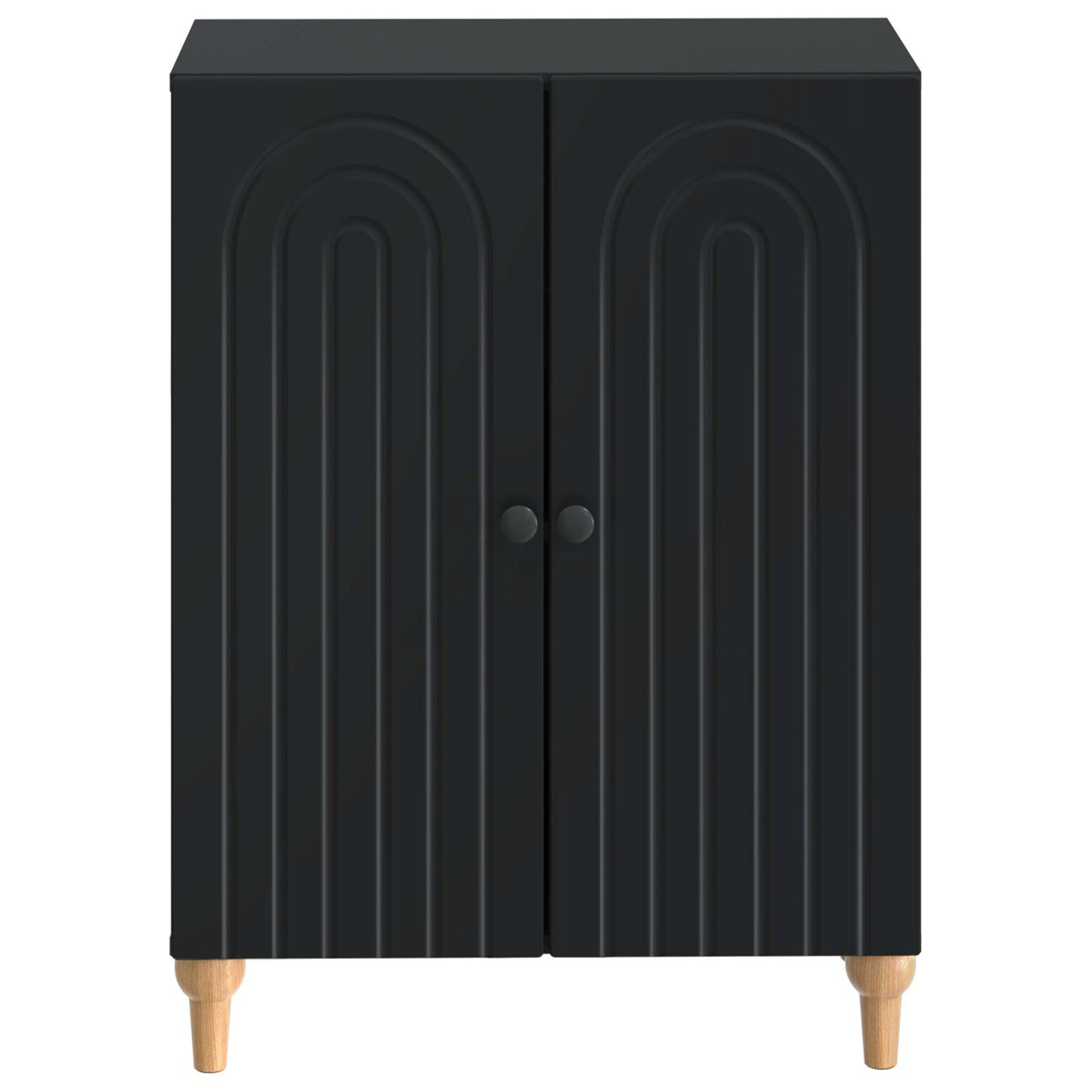 Bathroom Storage Cainet ALKMAAR Black 59.5 x 31 x 80 cm