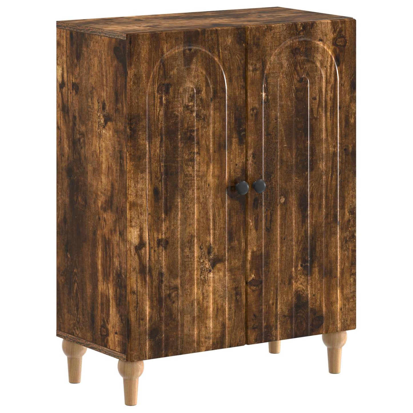 Bathroom Storage Cainet ALKMAAR Smoked Oak 59.5 x 31 x 80 cm