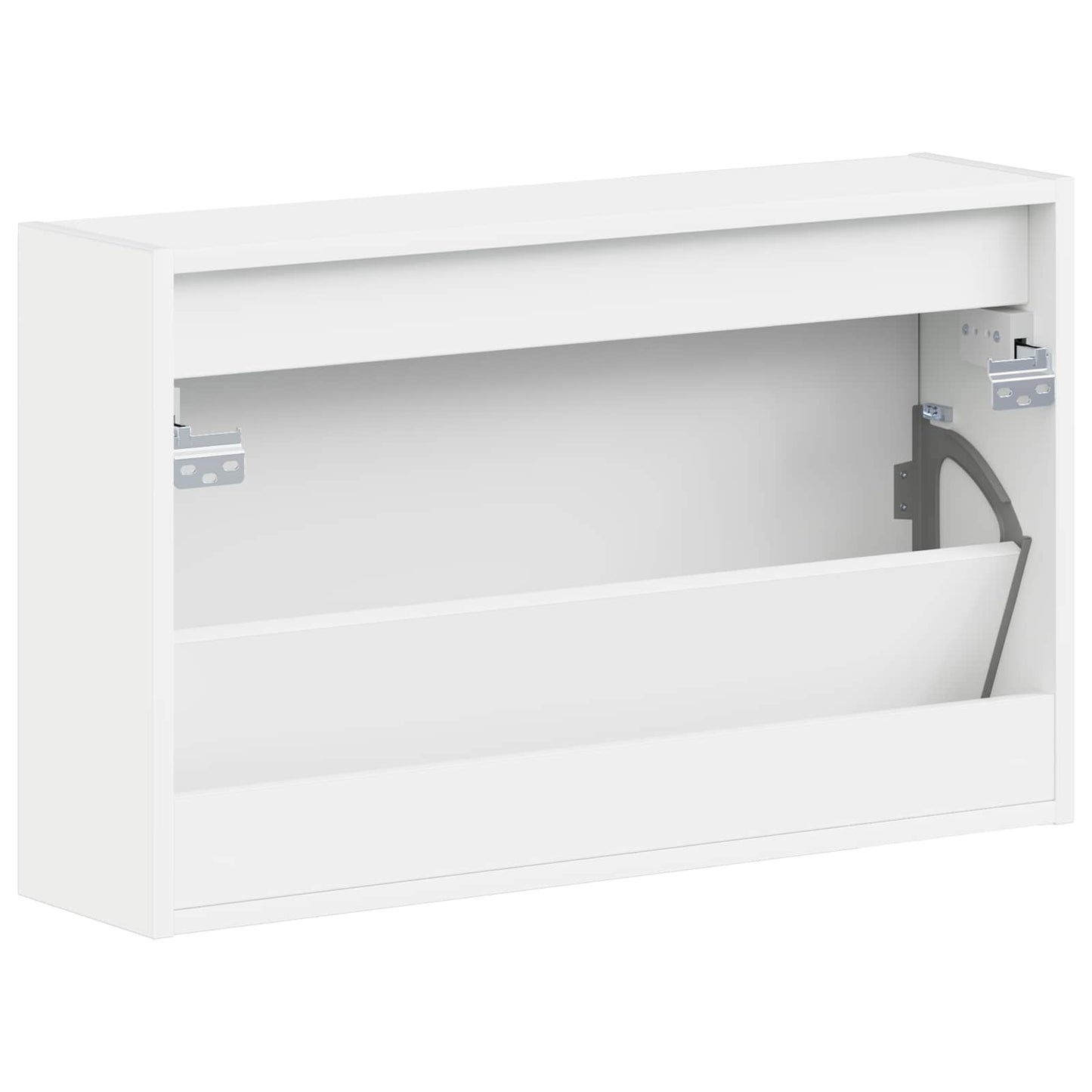 Wall-Mounted Shoe Cabinet ALKMAAR 71 x 17 x 43 cm White