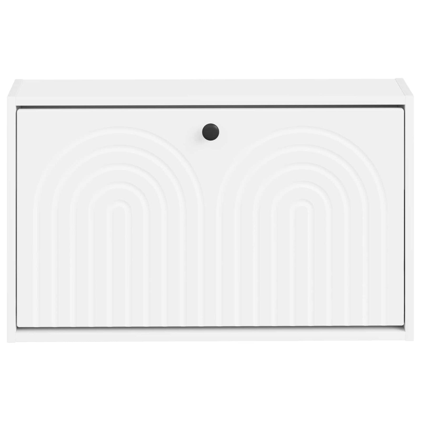 Wall-Mounted Shoe Cabinet ALKMAAR 71 x 17 x 43 cm White