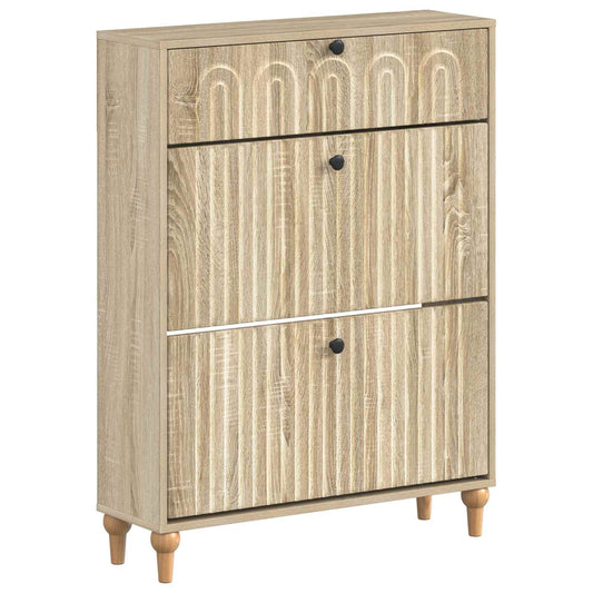 Shoe Cabinet ALKMAAR 78 x 24 x 103 cm Engineered Wood