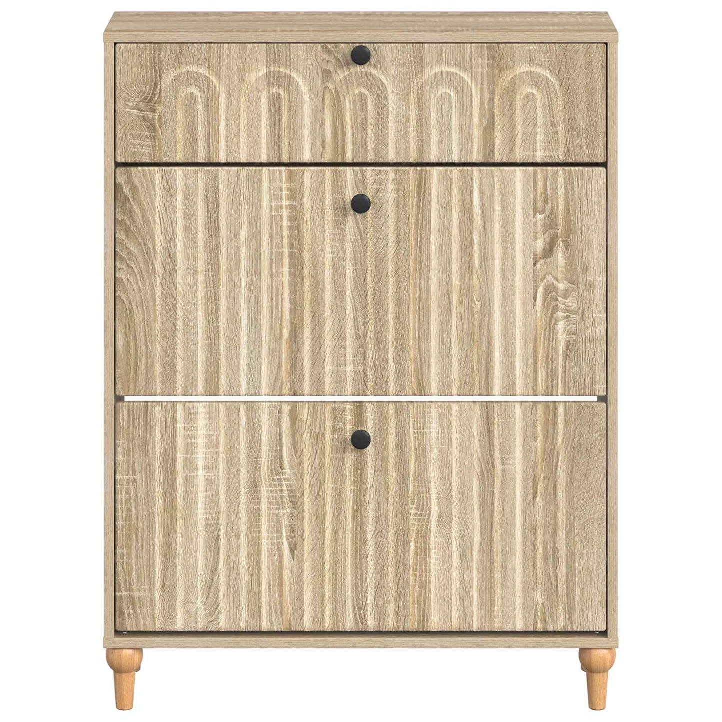 Shoe Cabinet ALKMAAR 78 x 24 x 103 cm Engineered Wood