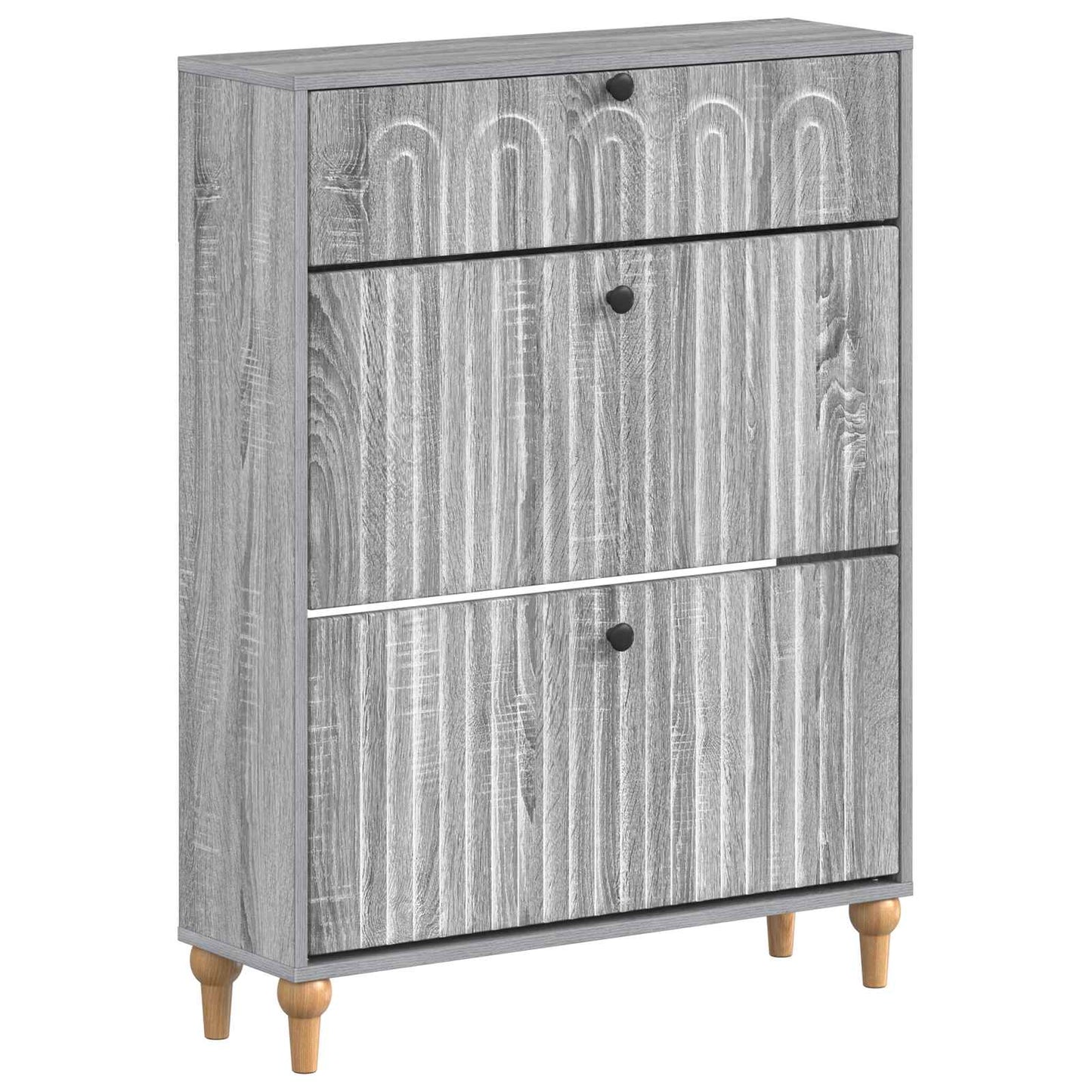 Shoe Cabinet ALKMAAR 78 x 24 x 103 cm Engineered Wood