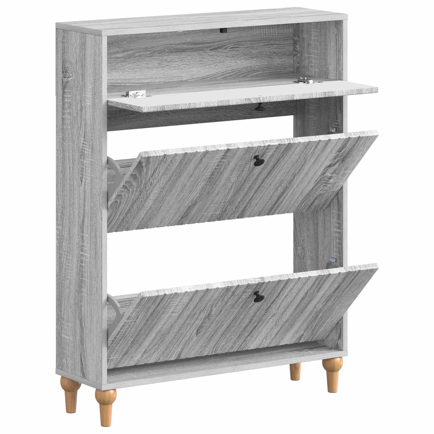 Shoe Cabinet ALKMAAR 78 x 24 x 103 cm Engineered Wood