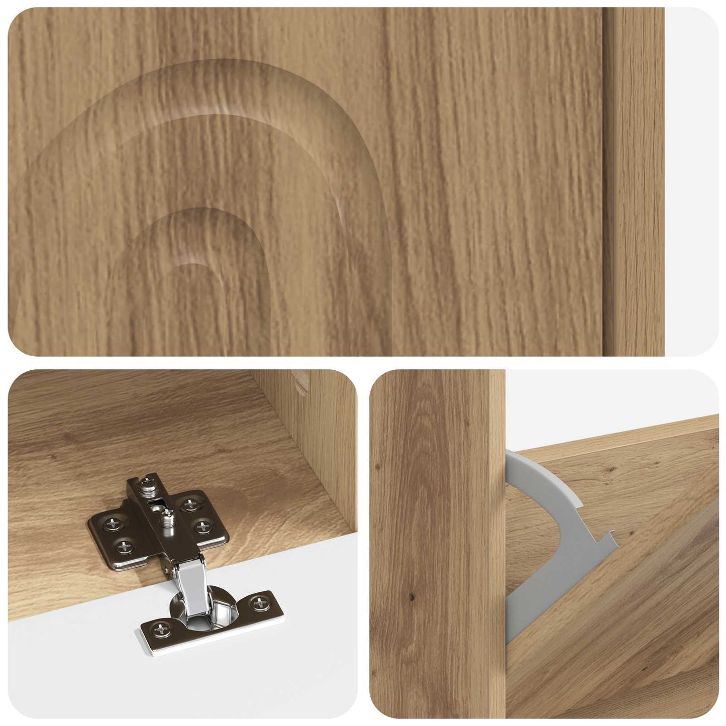 Shoe Cabinet ALKMAAR 78 x 24 x 103 cm Engineered Wood