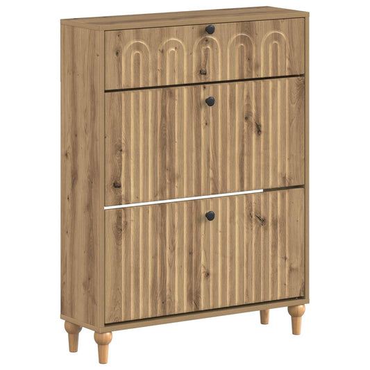 Shoe Cabinet ALKMAAR 78 x 24 x 103 cm Engineered Wood