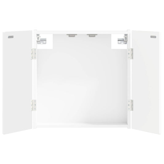 Dartboard Cabinet ALKMAAR White 52.5 x 10.5 x 53.5 cm