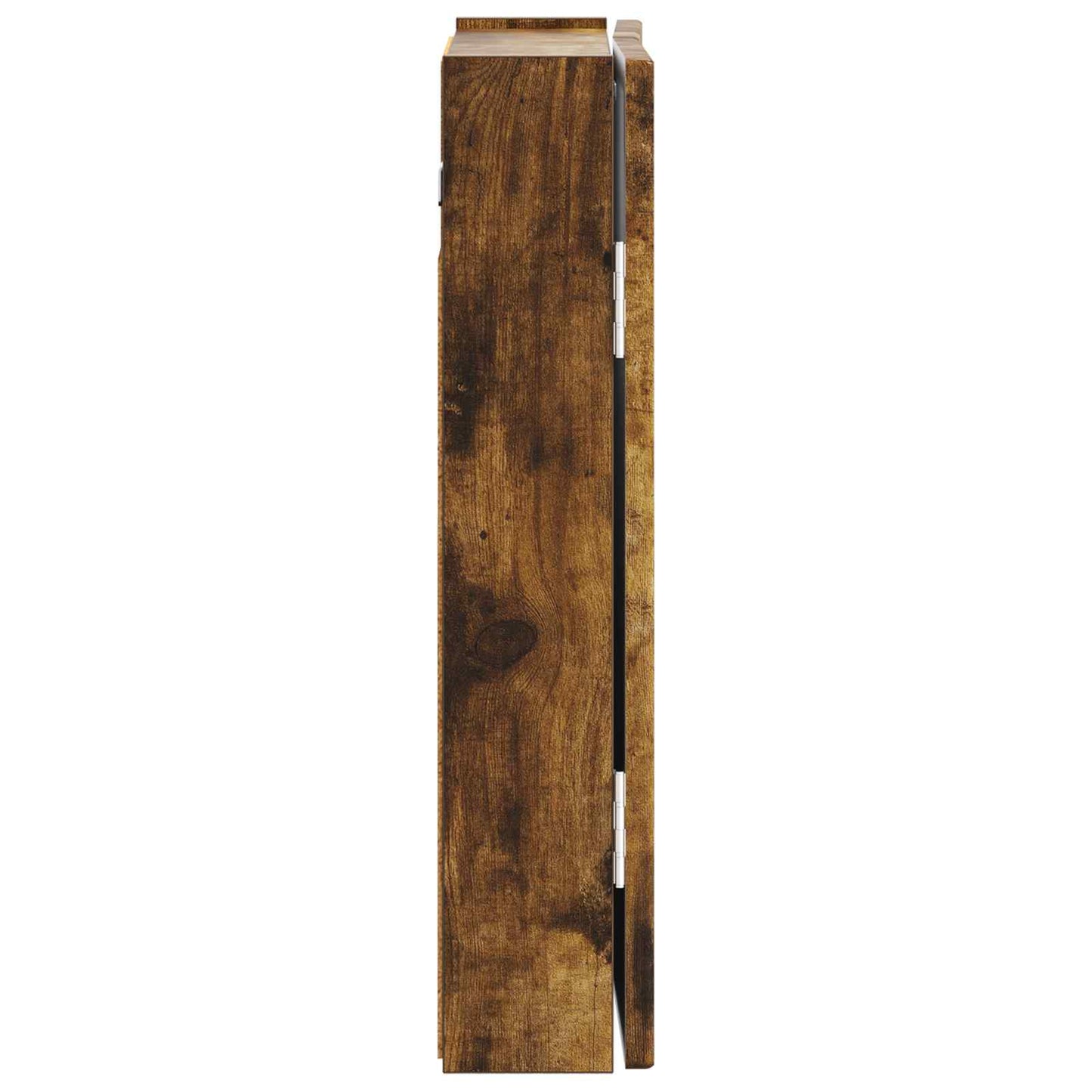 Dartboard Cabinet ALKMAAR Smoked Oak 52.5 x 10.5 x 53.5 cm