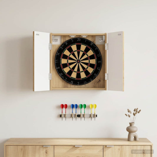 Dartboard Cabinet ARNHEM Artisan Oak 52.5 x 10.5 x 53.5 cm