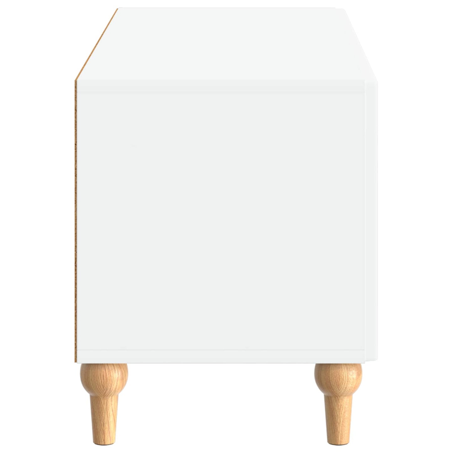 TV Cabinet White Engineered Wood