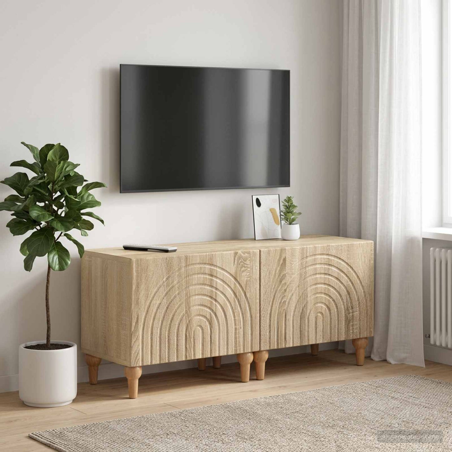 TV Cabinet Sonoma Oak Engineered Wood