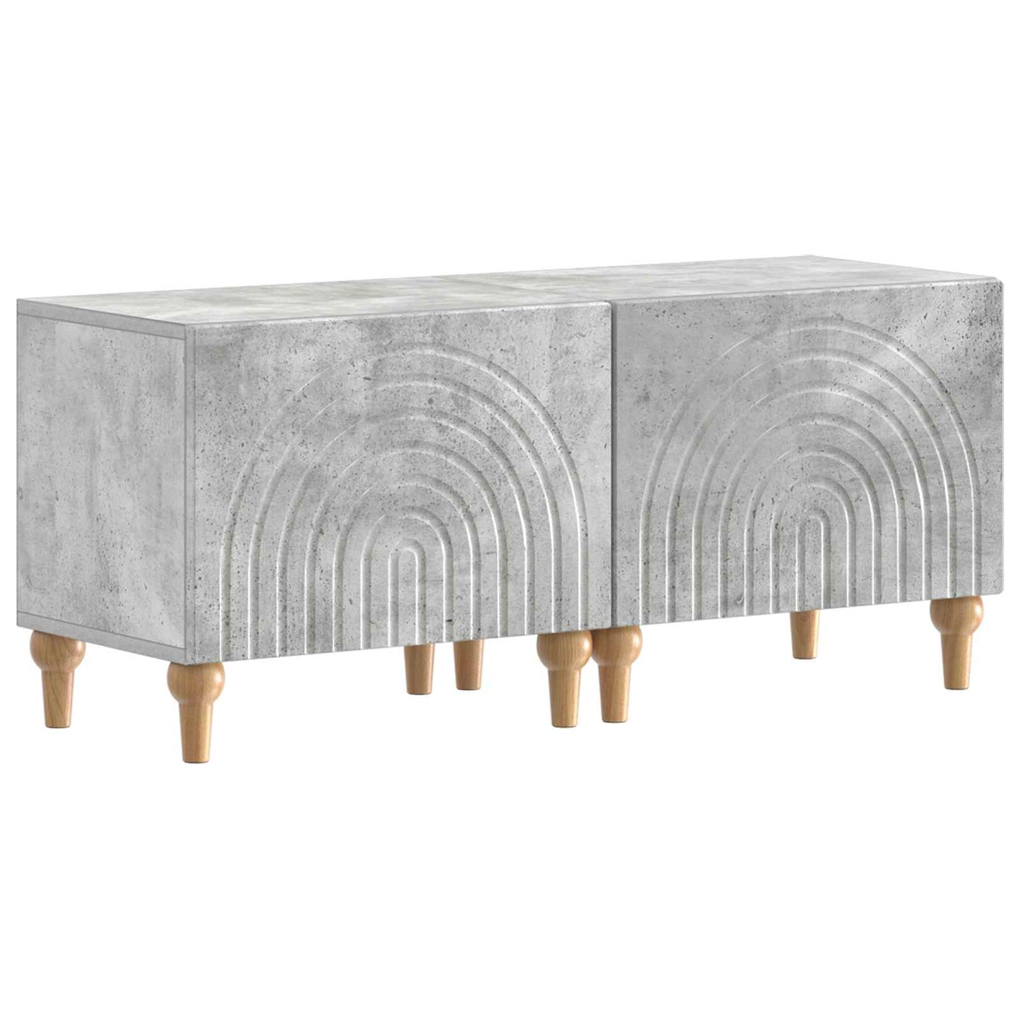TV Cabinet Concrete Grey Engineered Wood