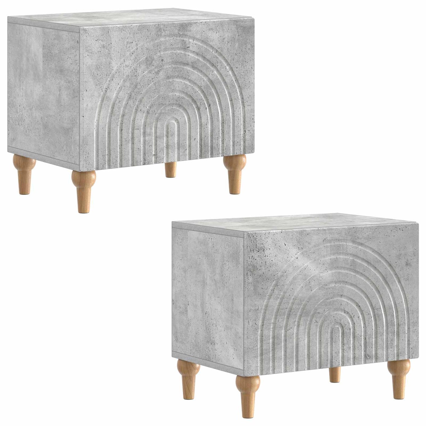 TV Cabinet Concrete Grey Engineered Wood