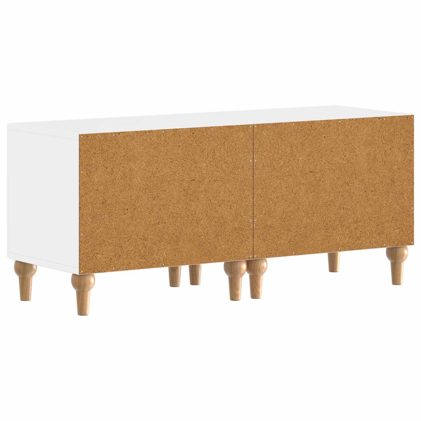 TV Cabinet High Gloss White Engineered Wood