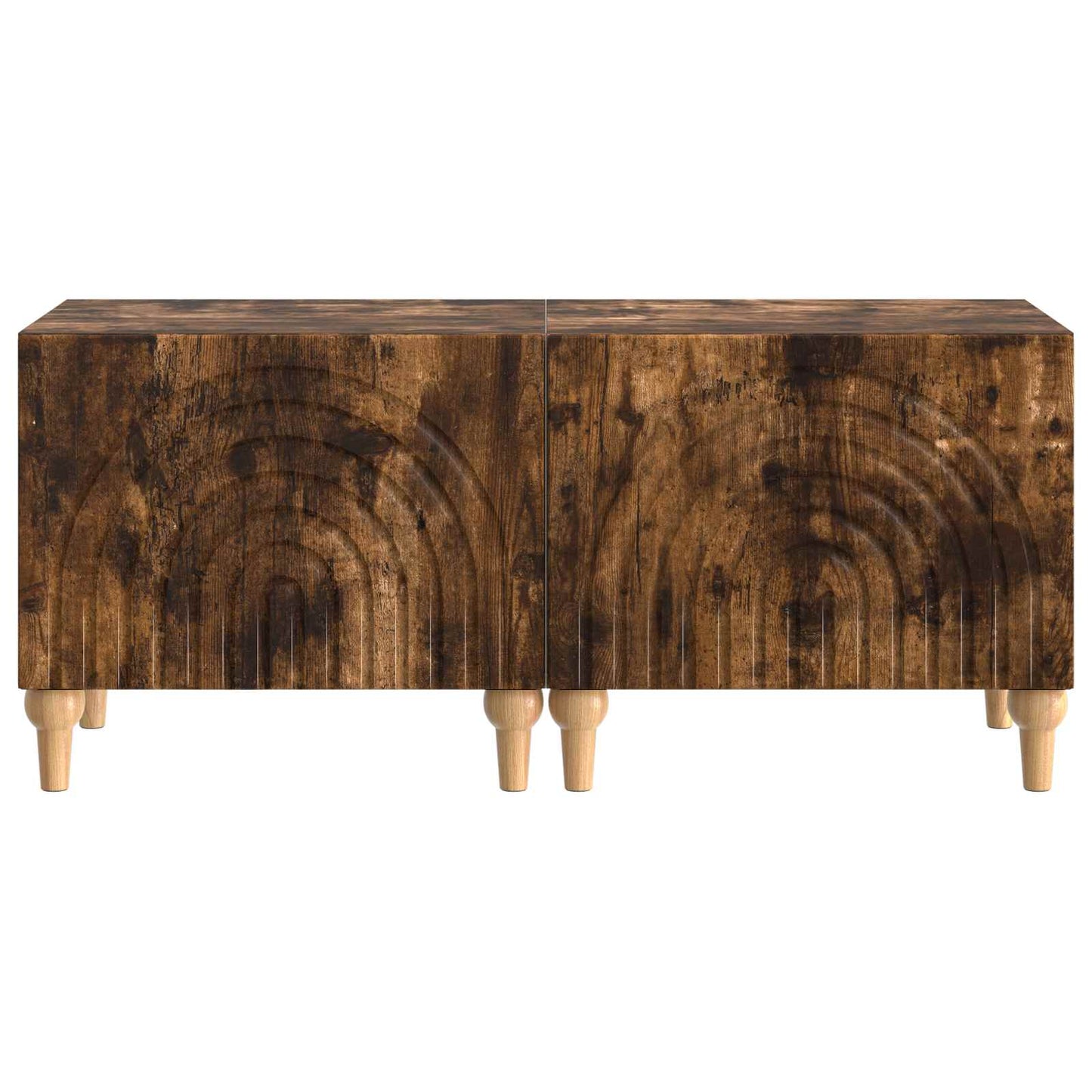 TV Cabinet Smoked Oak Engineered Wood