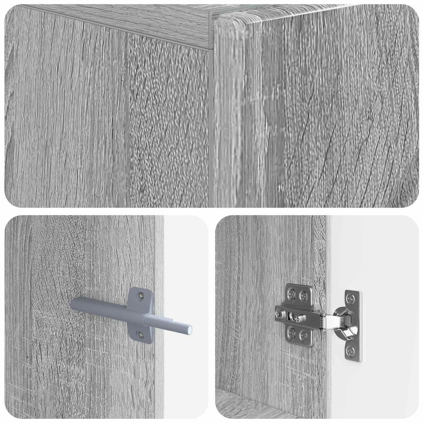 TV Cabinet Grey Sonoma Engineered Wood