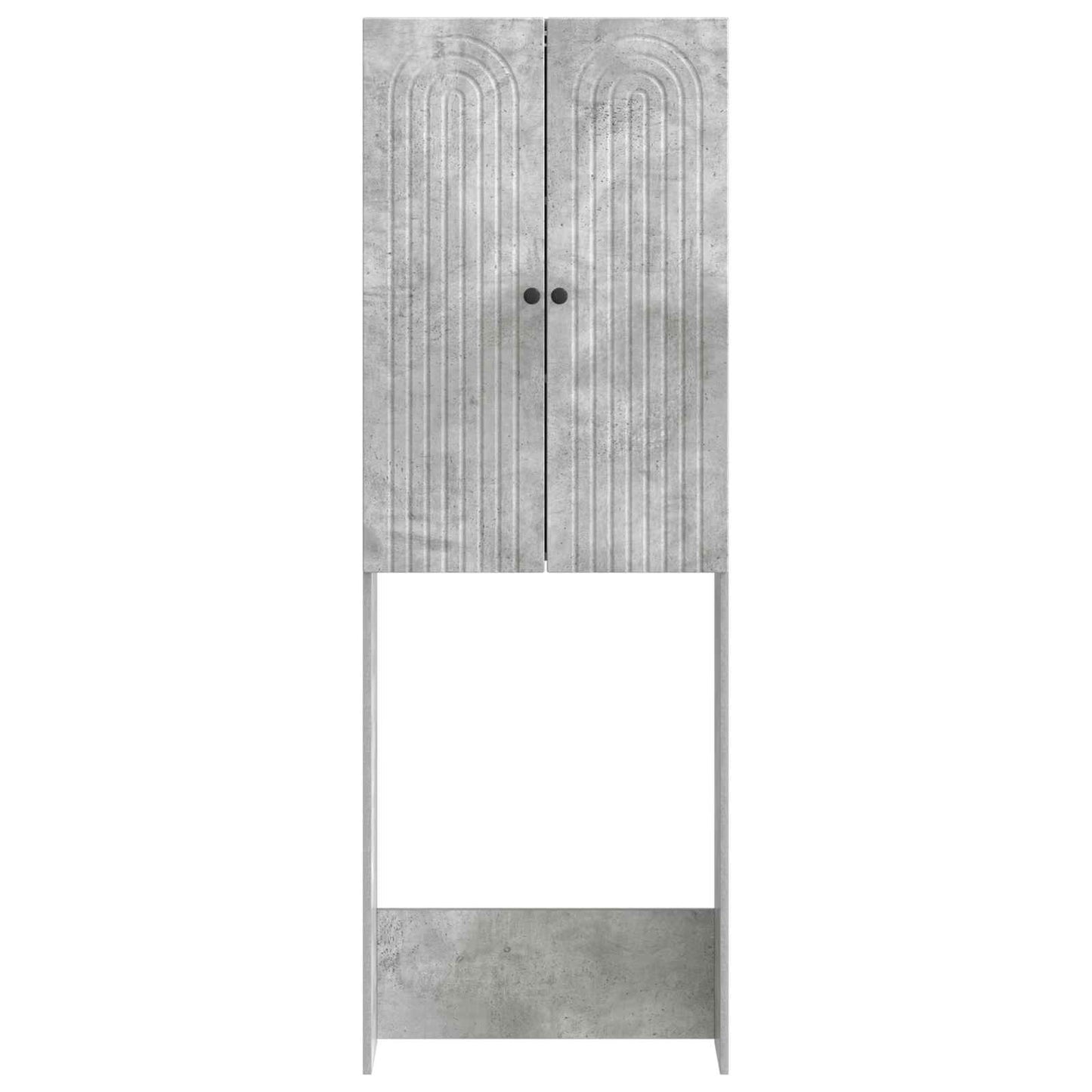Toilet Cabinet ALKMAAR Concrete Grey 66 x 25.5 x 190 cm