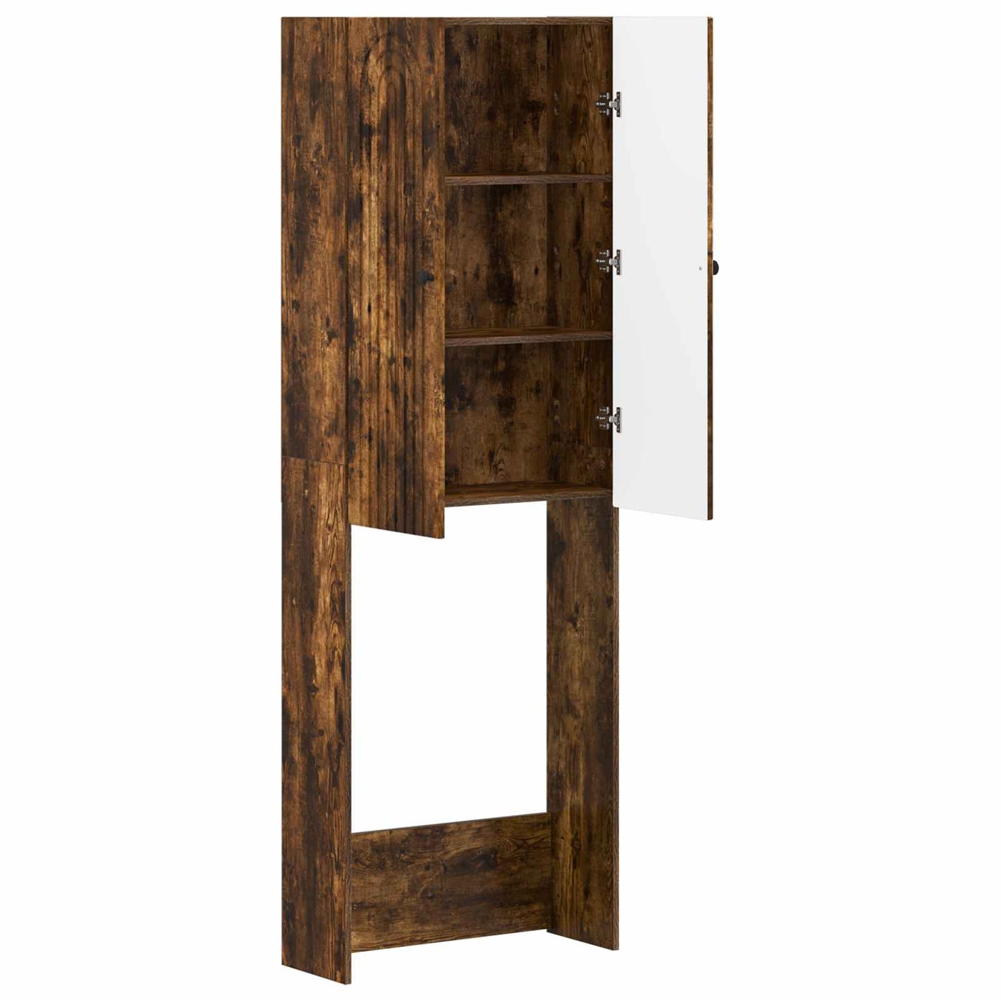 Toilet Cabinet ALKMAAR Smoked Oak 66 x 25.5 x 190 cm
