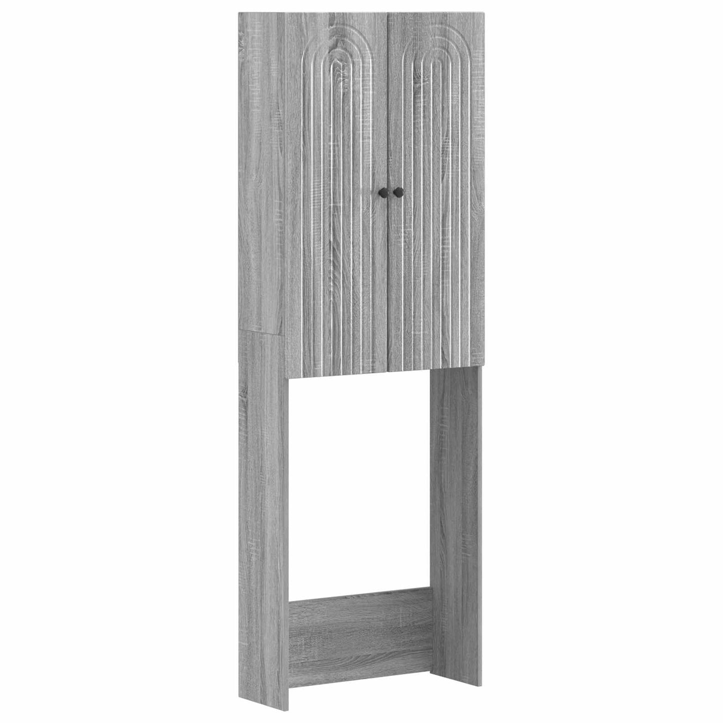 Toilet Cabinet ALKMAAR Grey Sonoma 66 x 25.5 x 190 cm