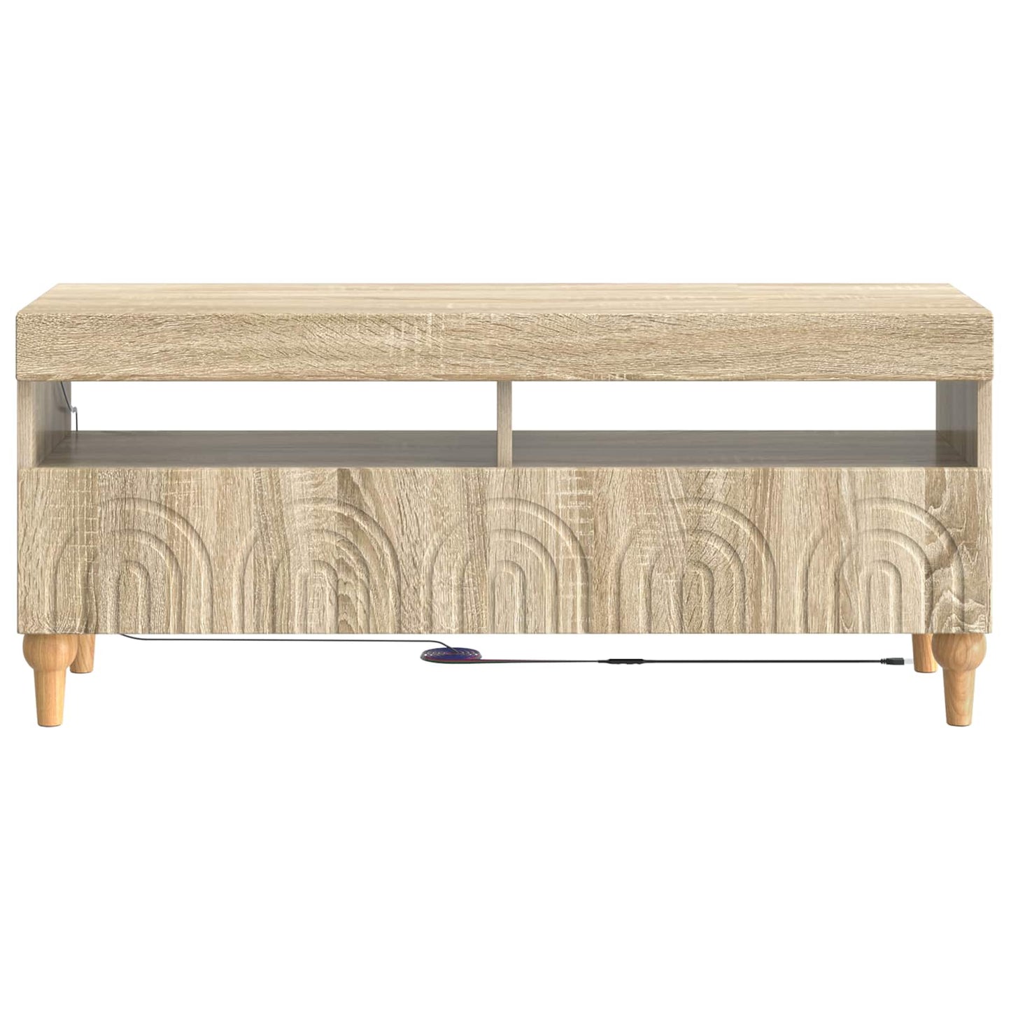 LED TV Cabinet Sonoma Oak Engineered Wood