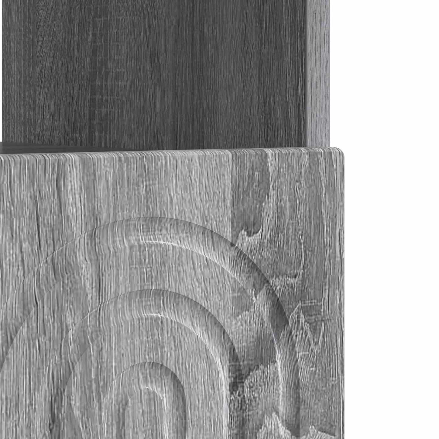 LED TV Cabinet Grey Sonoma Engineered Wood