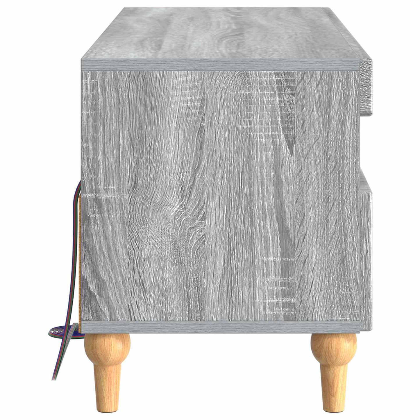 LED TV Cabinet Grey Sonoma Engineered Wood