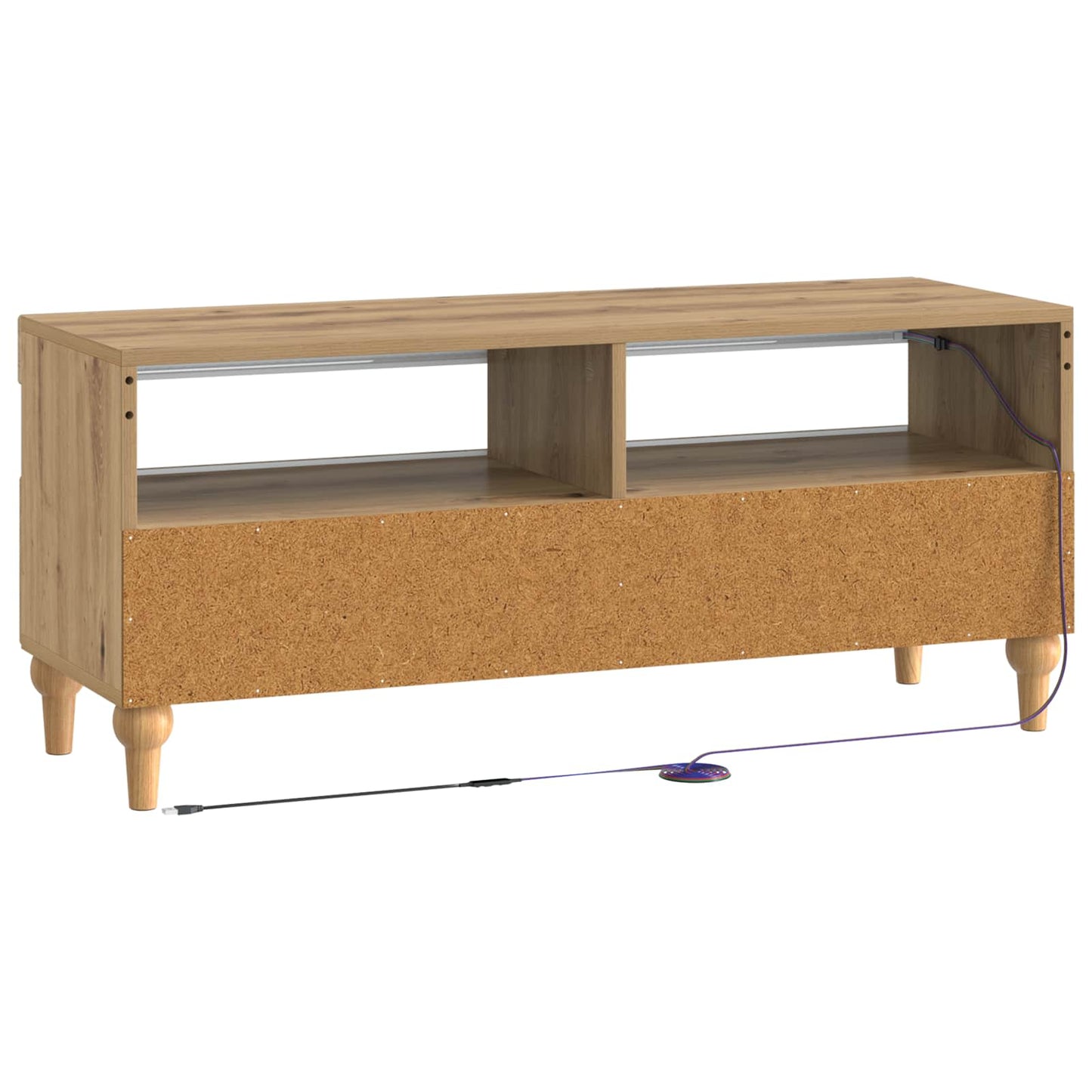 LED TV Cabinet Artisan Oak Engineered Wood