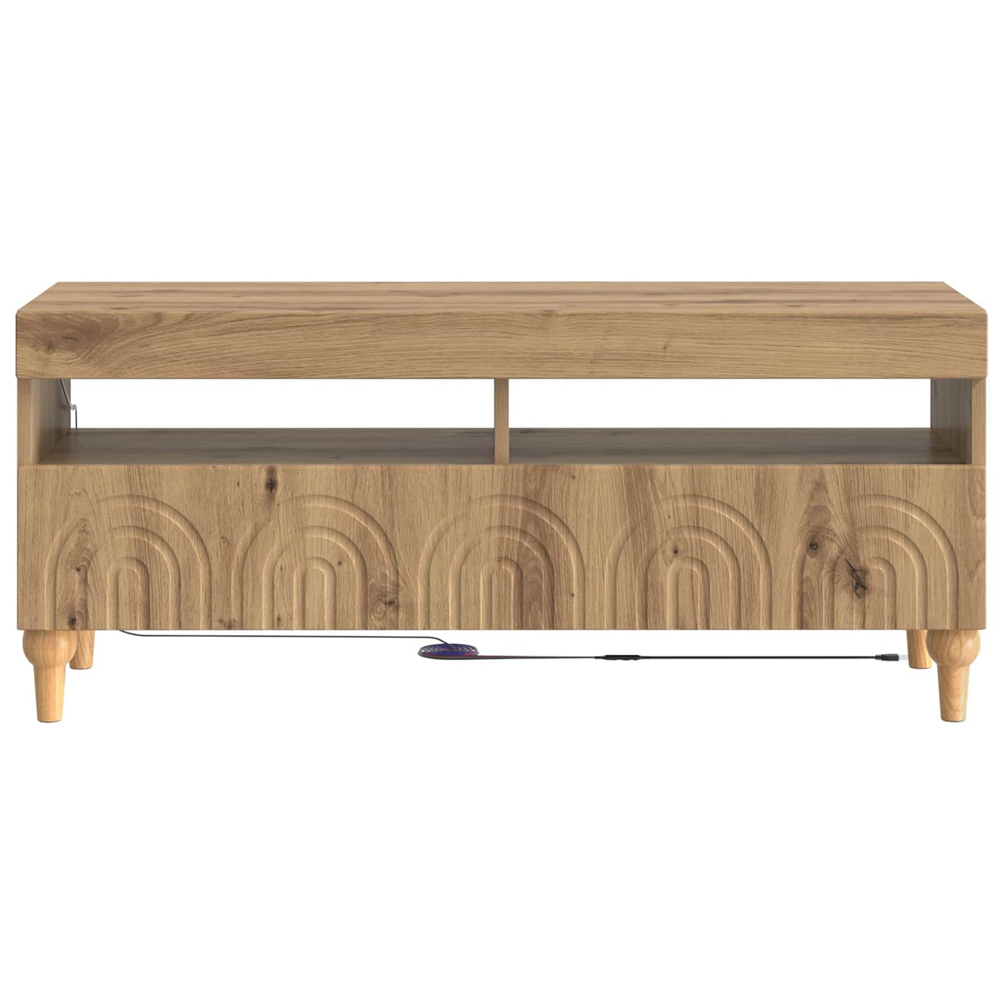 LED TV Cabinet Artisan Oak Engineered Wood