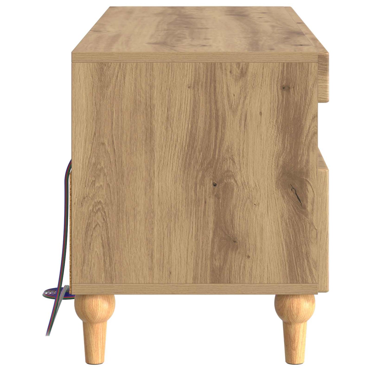 LED TV Cabinet Artisan Oak Engineered Wood