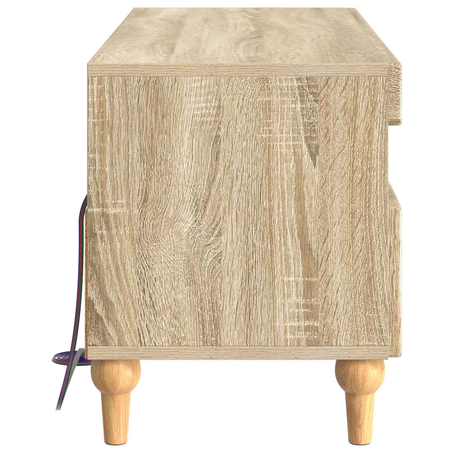 LED TV Cabinet Sonoma Oak Engineered Wood
