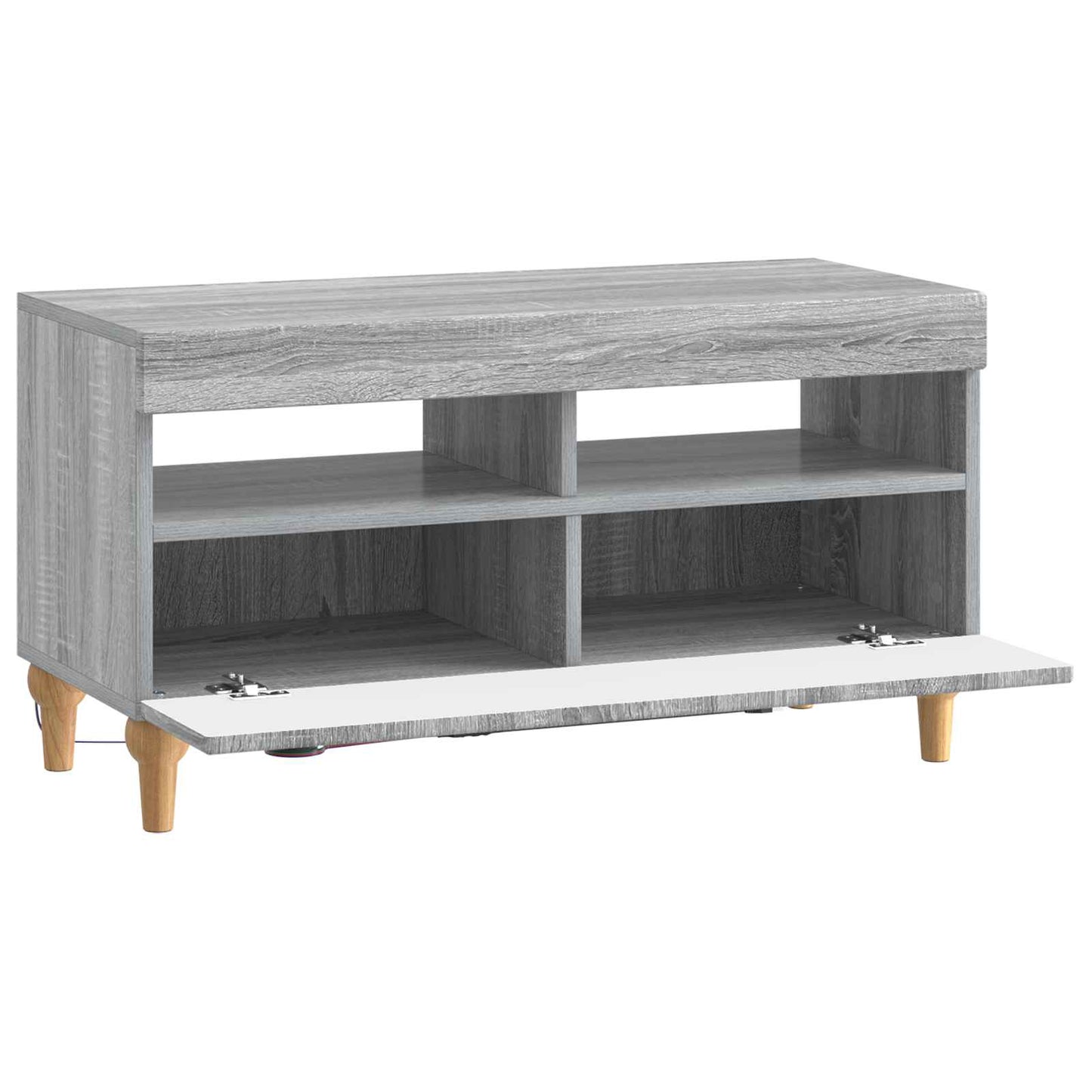 LED TV Cabinet Grey Sonoma Engineered Wood