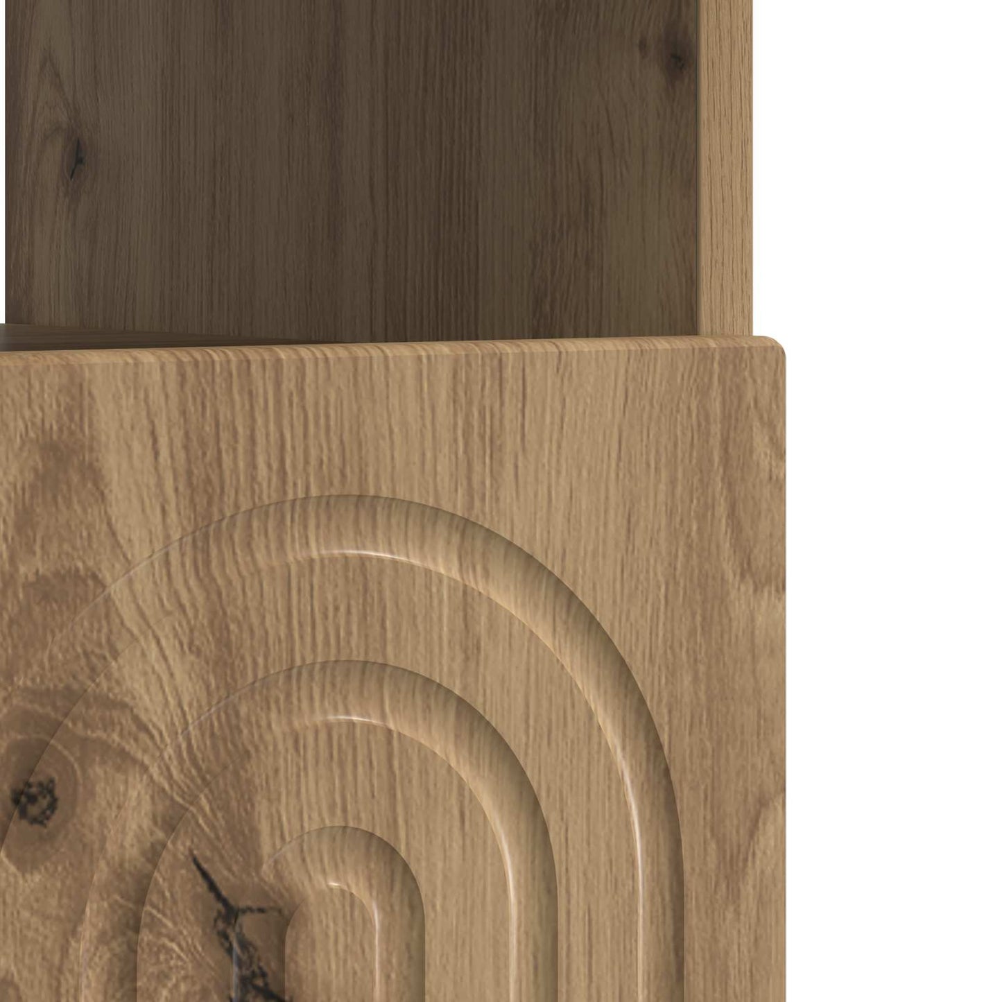 LED TV Cabinet Artisan Oak Engineered Wood