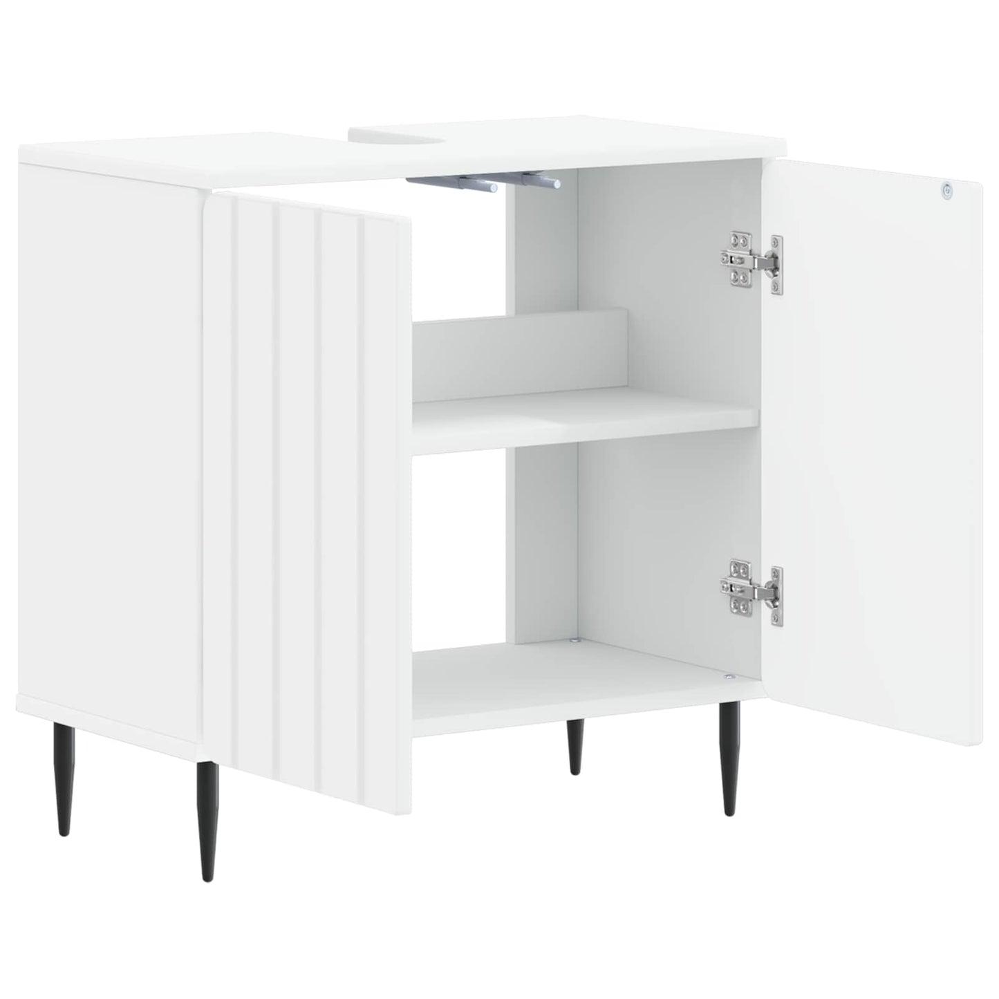 Bathroom Sink Cabinet ZWOLLE White 59.5 x 31.5x 59 cm