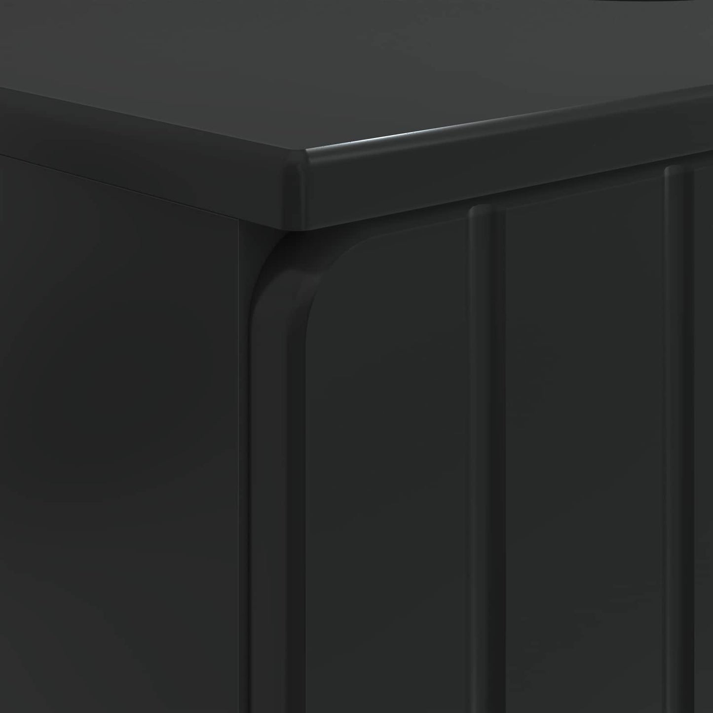 Bathroom Sink Cabinet ZWOLLE Black 59.5 x 31.5x 59 cm