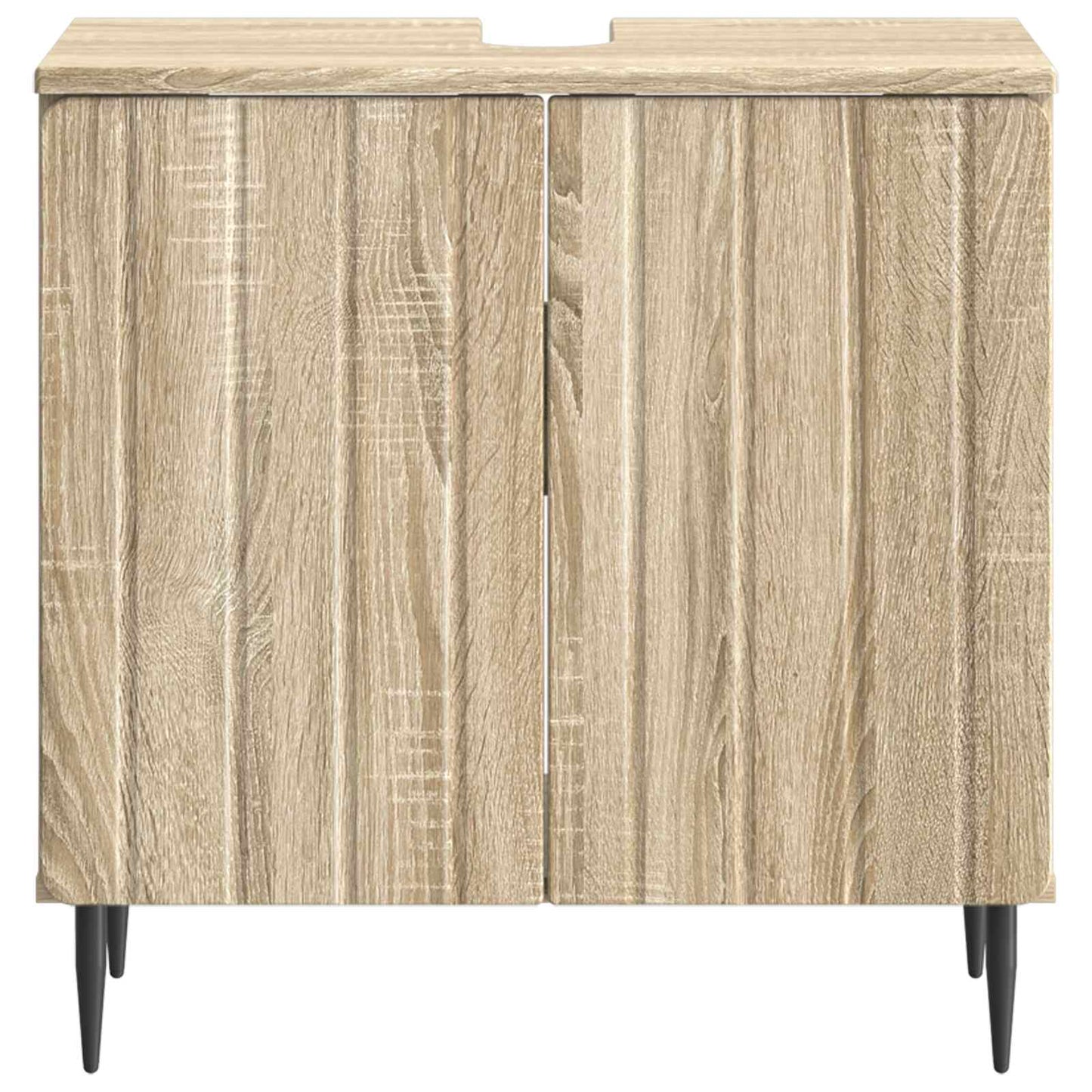 Bathroom Sink Cabinet ZWOLLE Sonoma Oak 59.5 x 31.5x 59 cm