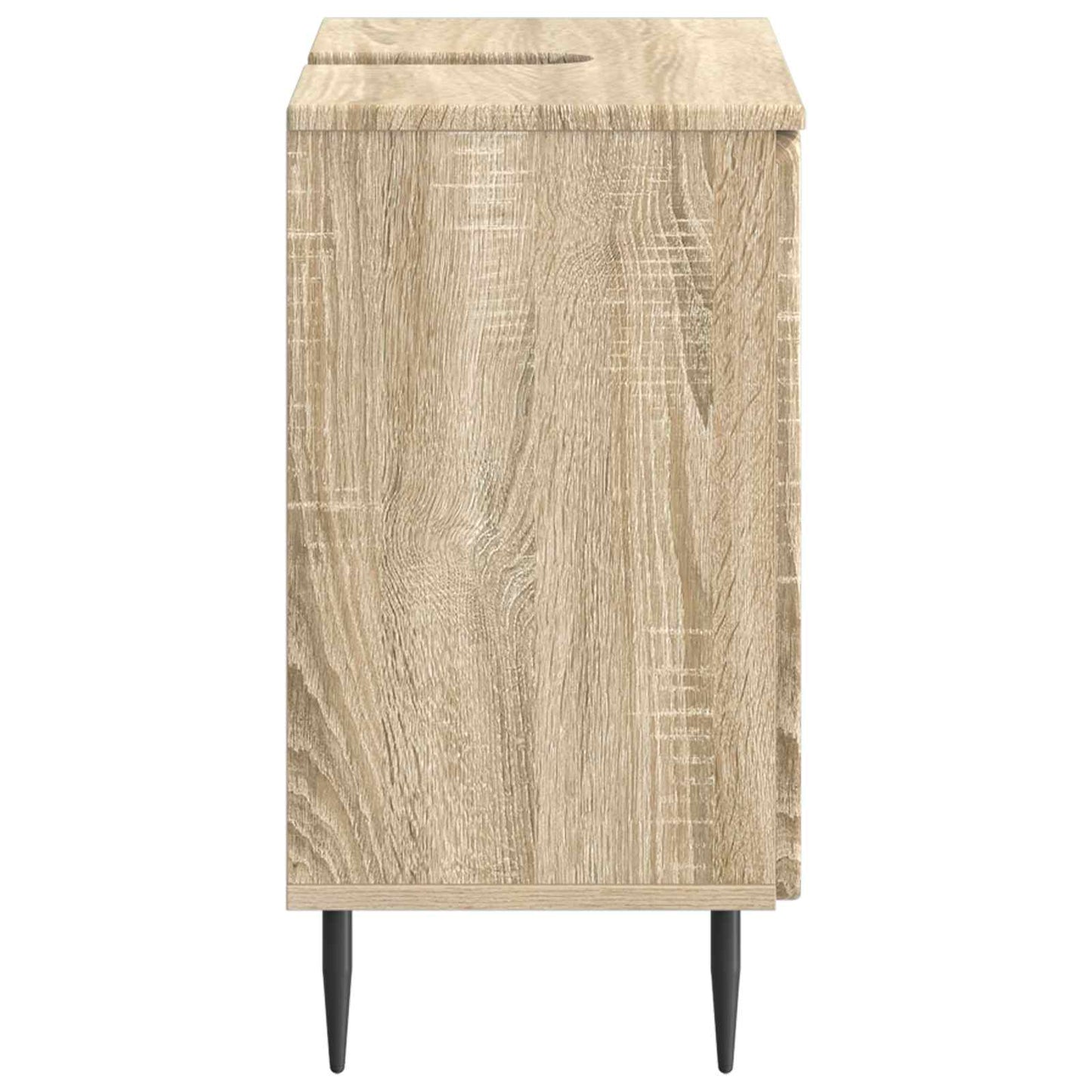 Bathroom Sink Cabinet ZWOLLE Sonoma Oak 59.5 x 31.5x 59 cm