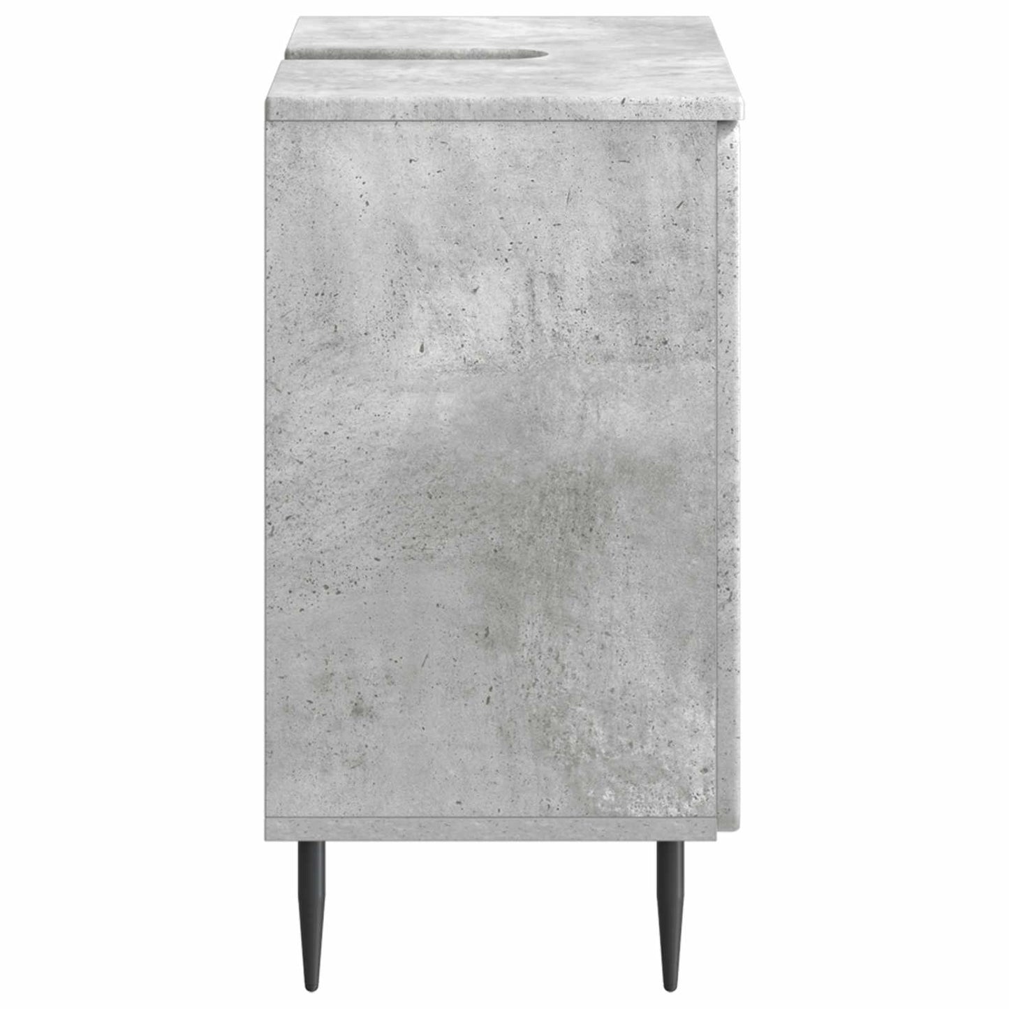 Bathroom Sink Cabinet ZWOLLE Concrete Grey 59.5 x 31.5x 59 cm