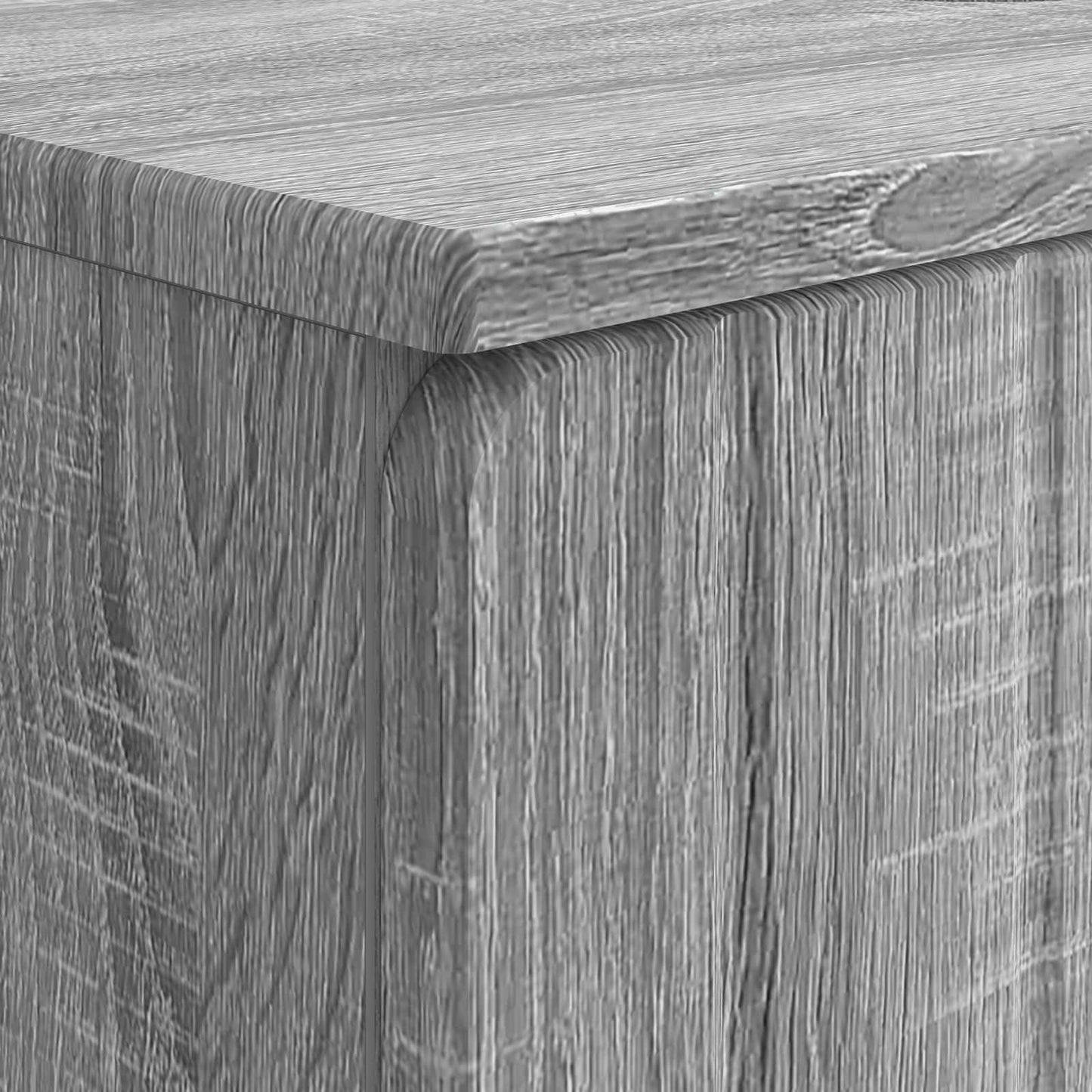 Bathroom Sink Cabinet ZWOLLE Grey Sonoma 59.5 x 31.5x 59 cm