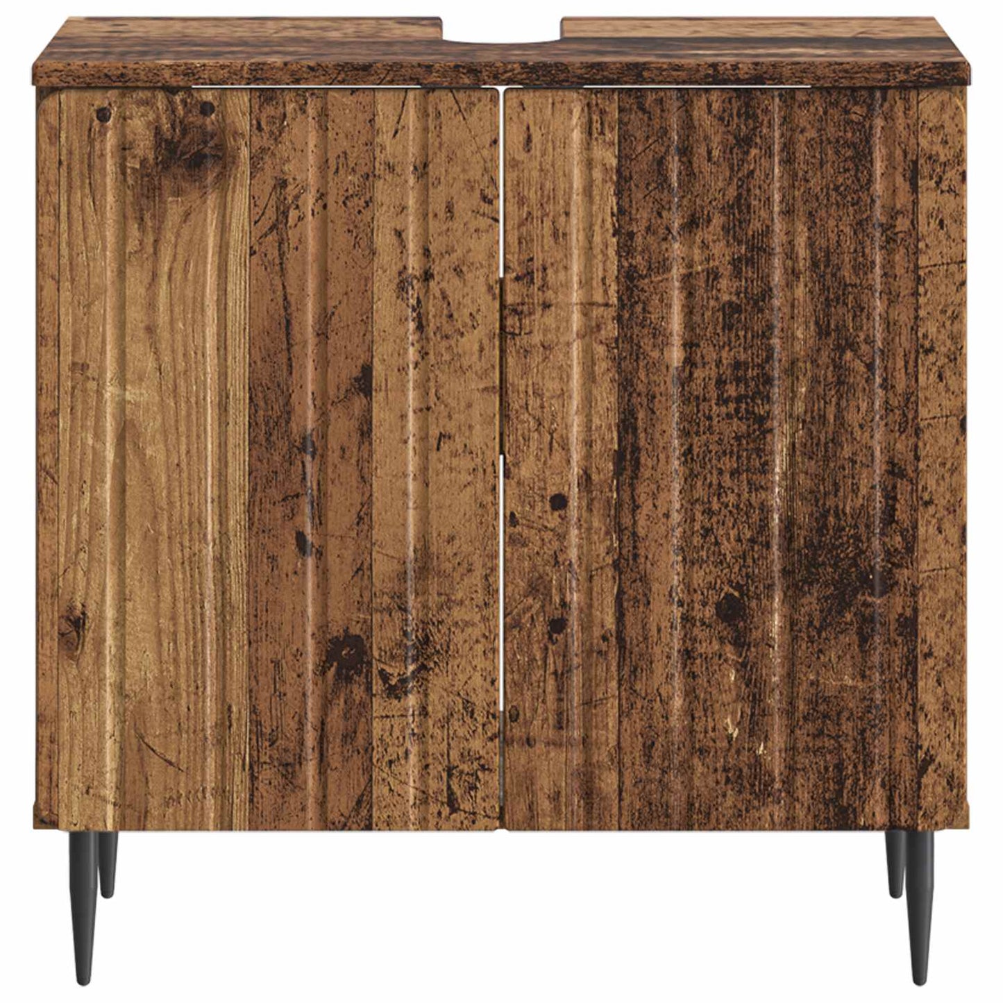 Bathroom Sink Cabinet ZWOLLE Old Wood 59.5 x 31.5x 59 cm