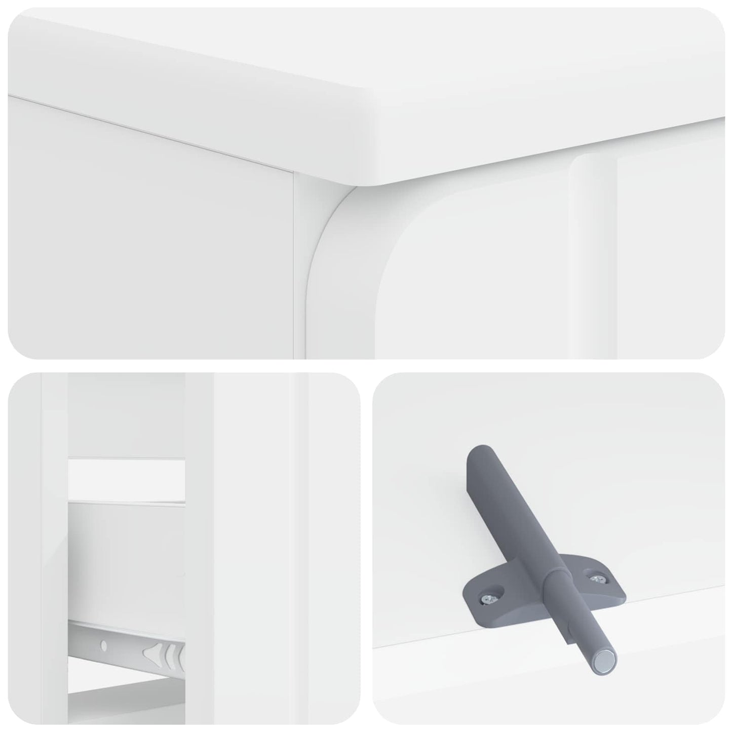 Bathroom Sink Cabinet ZWOLLE White 82 x 41x 58.5 cm