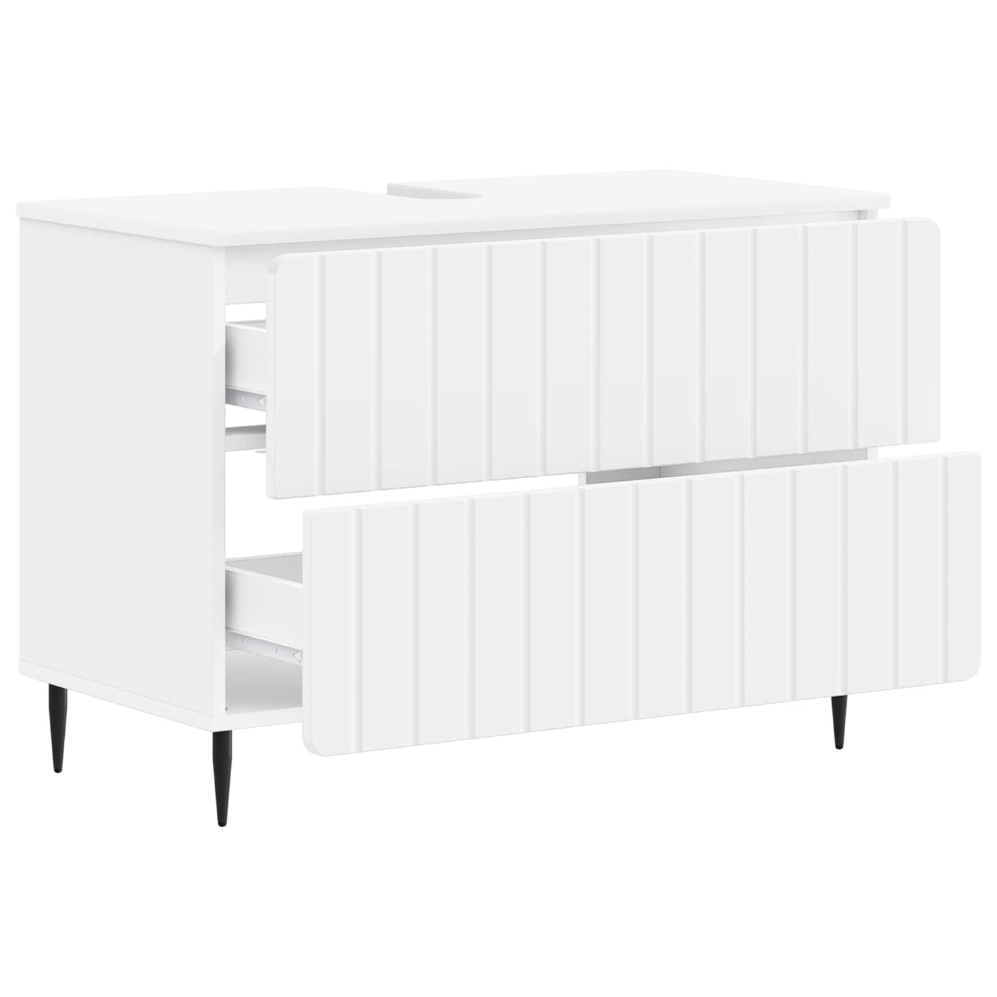 Bathroom Sink Cabinet ZWOLLE White 82 x 41x 58.5 cm