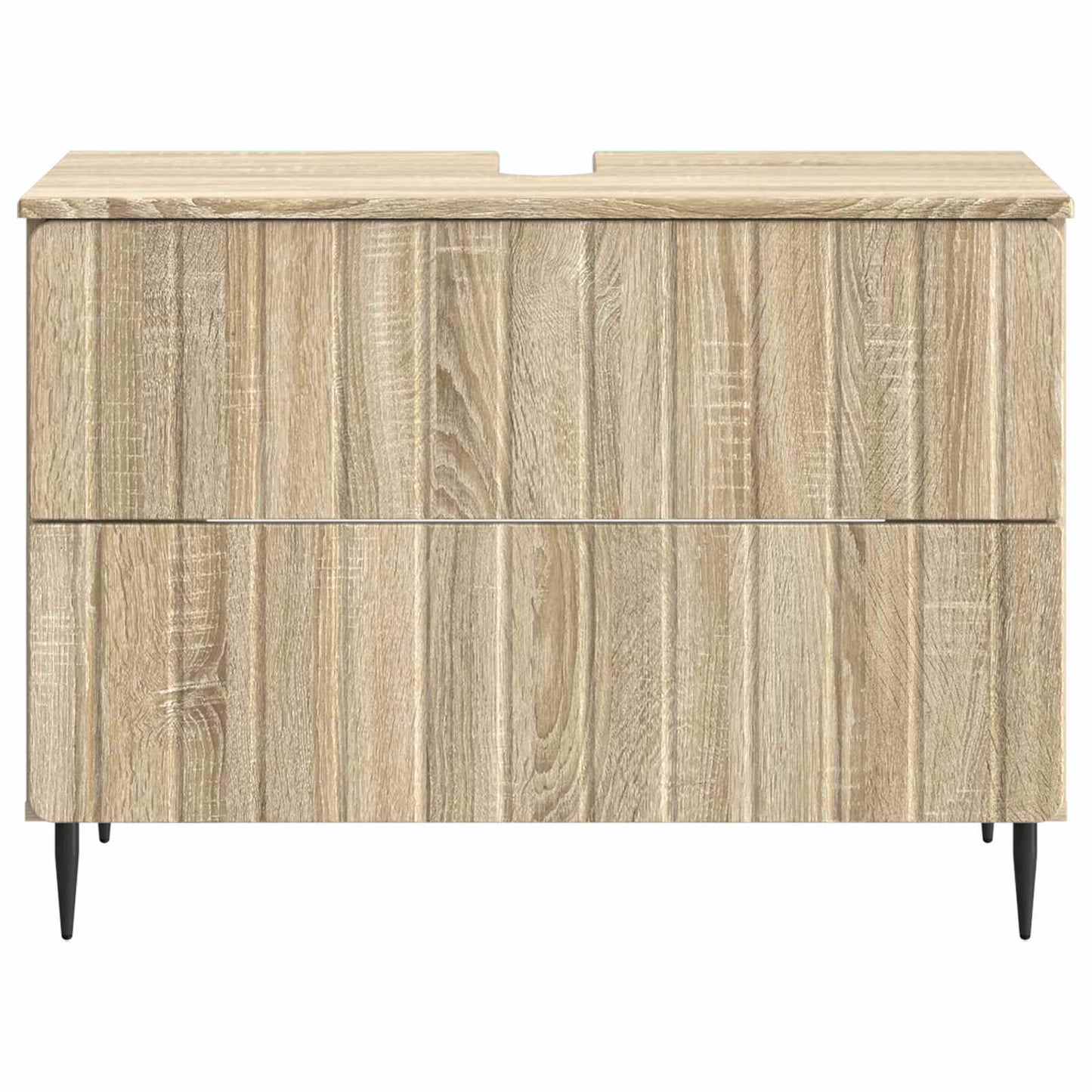 Bathroom Sink Cabinet ZWOLLE Sonoma Oak 82 x 41x 58.5 cm