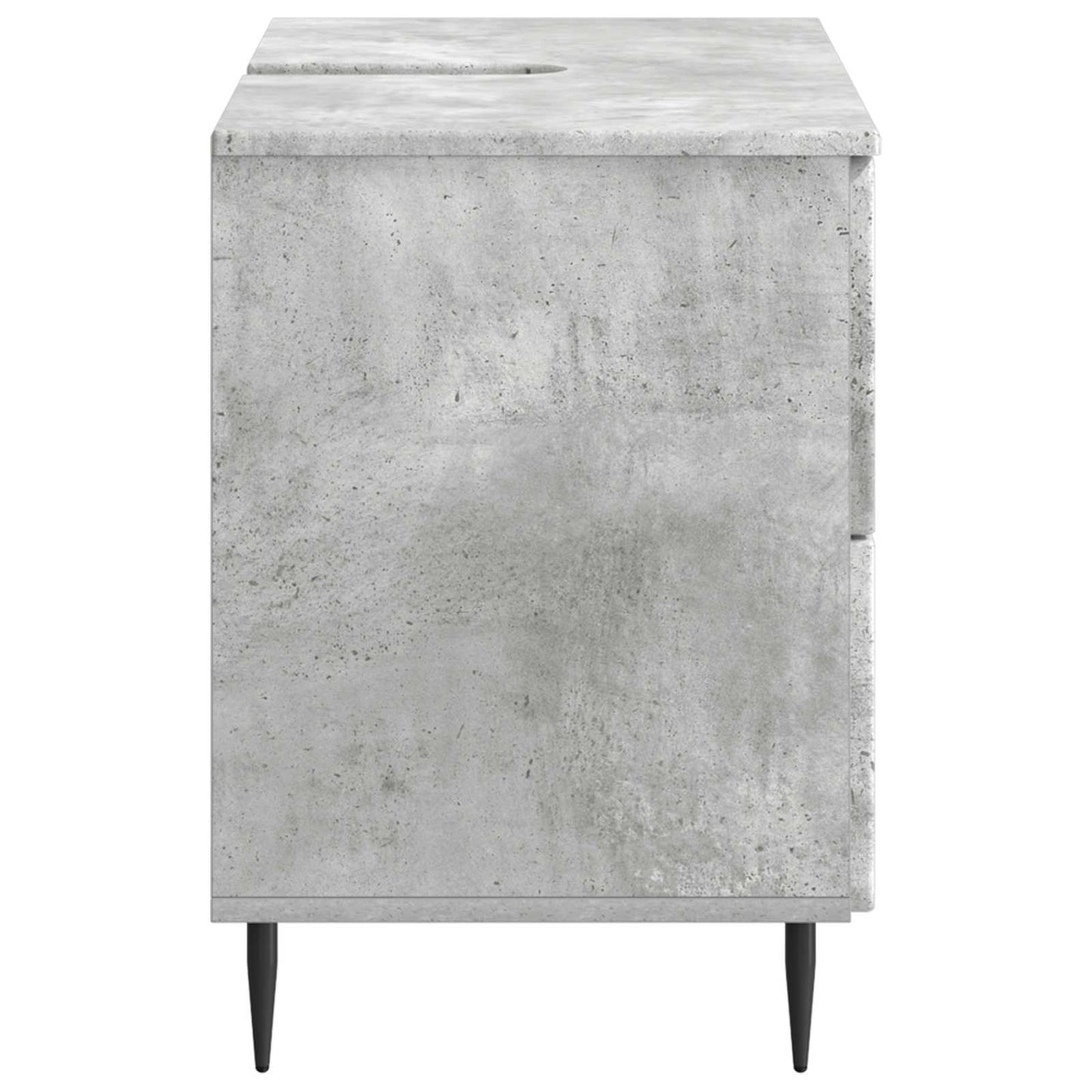 Bathroom Sink Cabinet ZWOLLE Concrete Grey 82 x 41x 58.5 cm