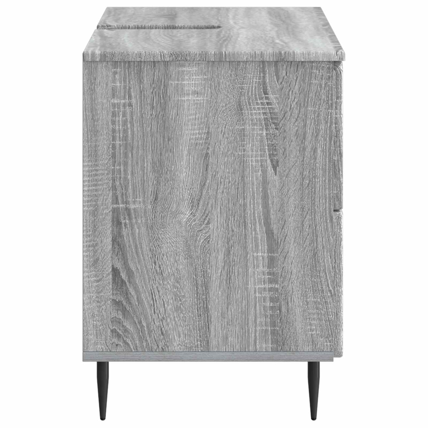 Bathroom Sink Cabinet ZWOLLE Grey Sonoma 82 x 41x 58.5 cm