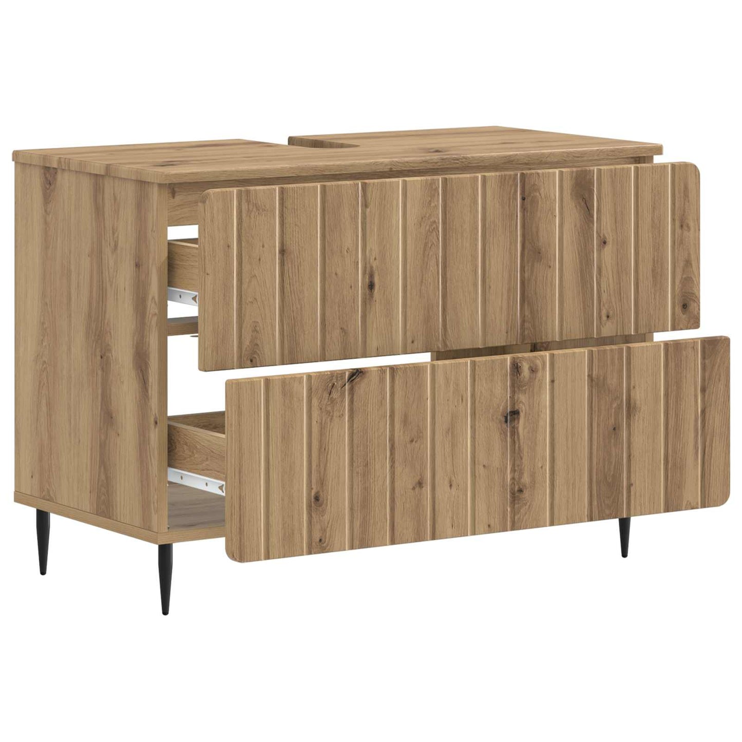 Bathroom Sink Cabinet ZWOLLE Artisan Oak 82 x 41x 58.5 cm