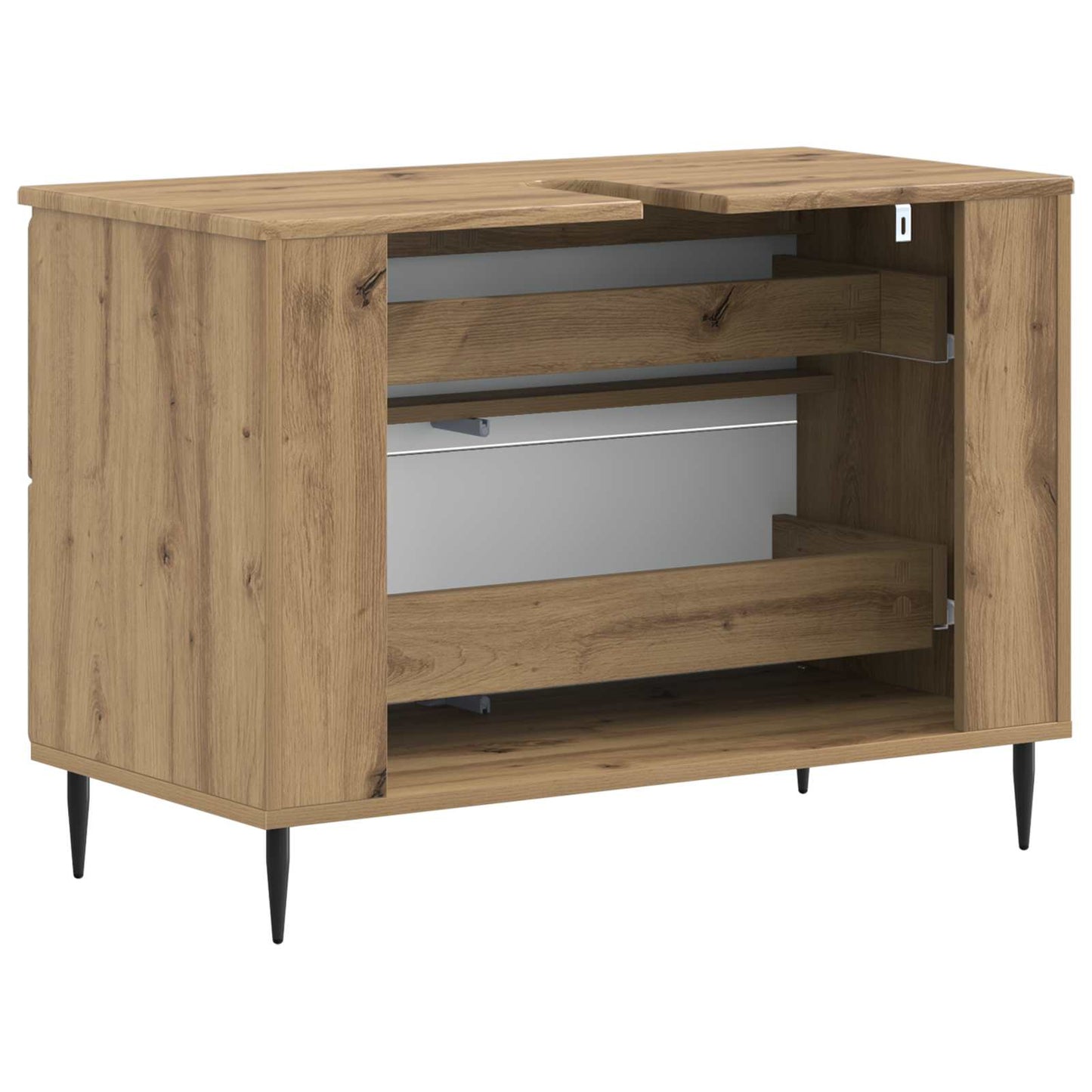 Bathroom Sink Cabinet ZWOLLE Artisan Oak 82 x 41x 58.5 cm