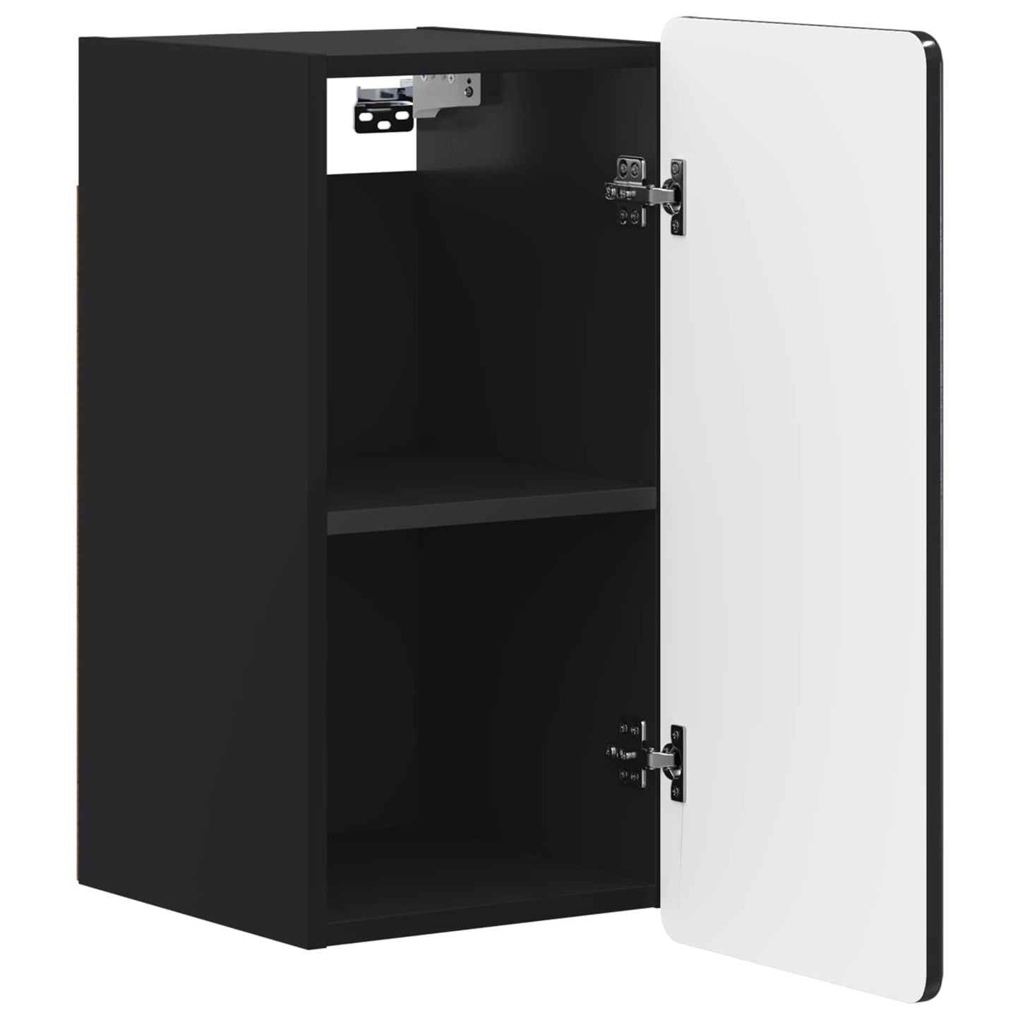 Bathroom Wall Cabinet ZWOLLE Black 30 x 31 x 63 cm