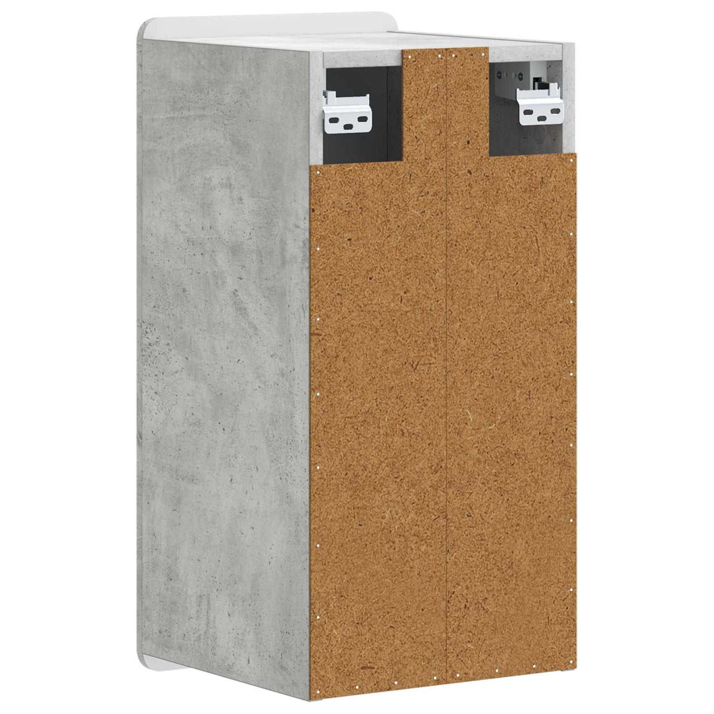 Bathroom Wall Cabinet ZWOLLE Concrete Grey 30 x 31 x 63 cm